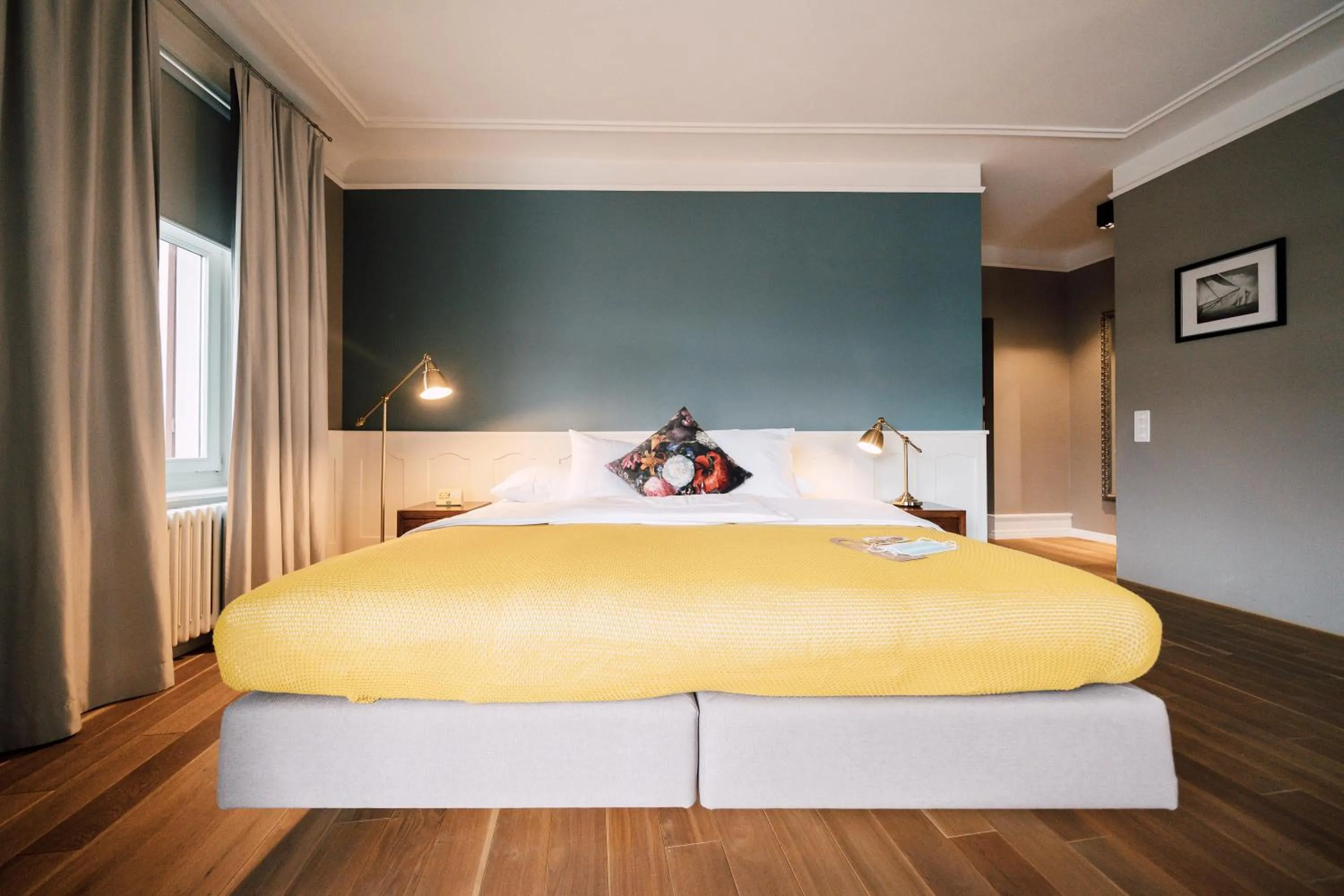 Bedroom, Bed in Blue City Boutique Hotel