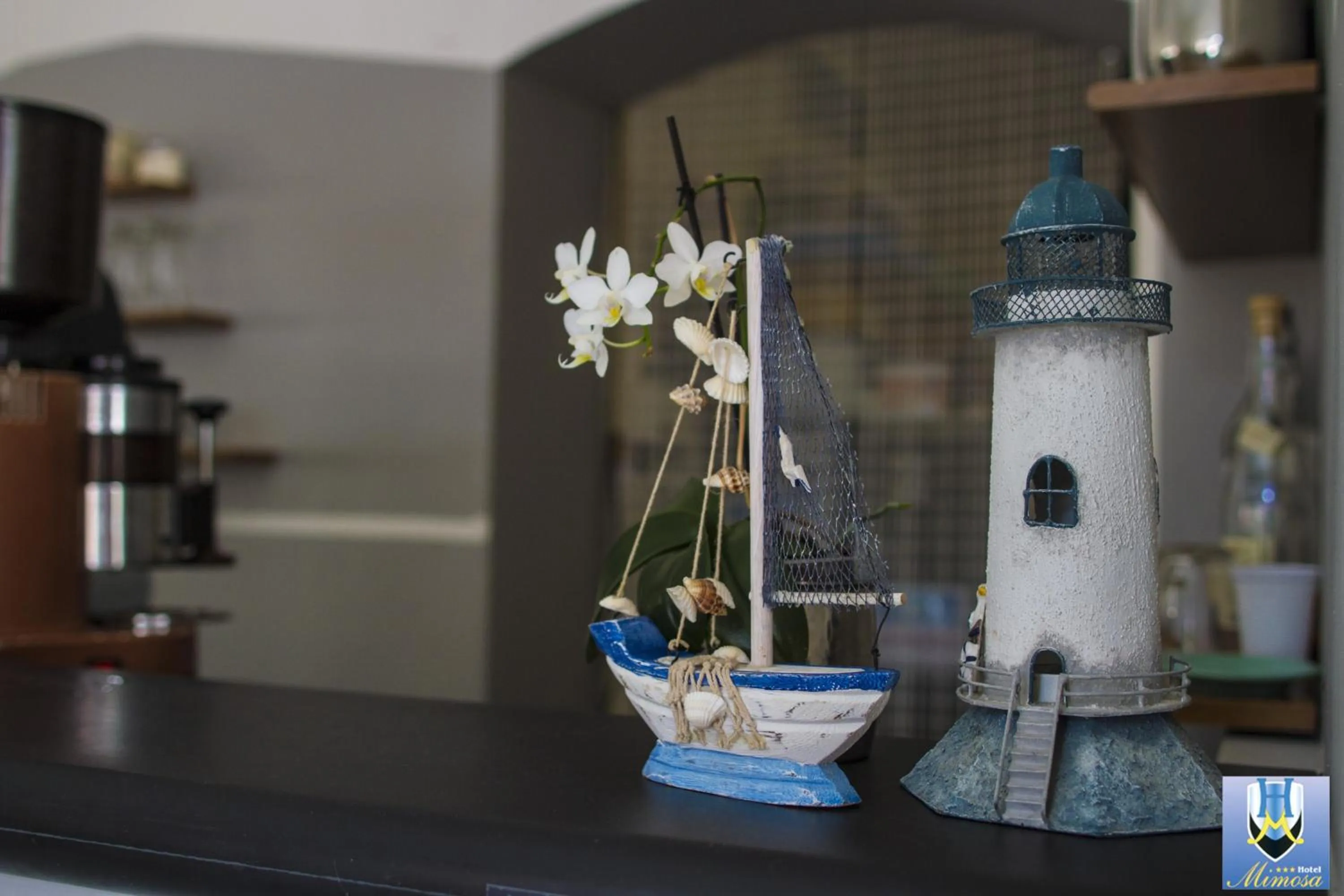 Decorative detail in Hotel Mimosa