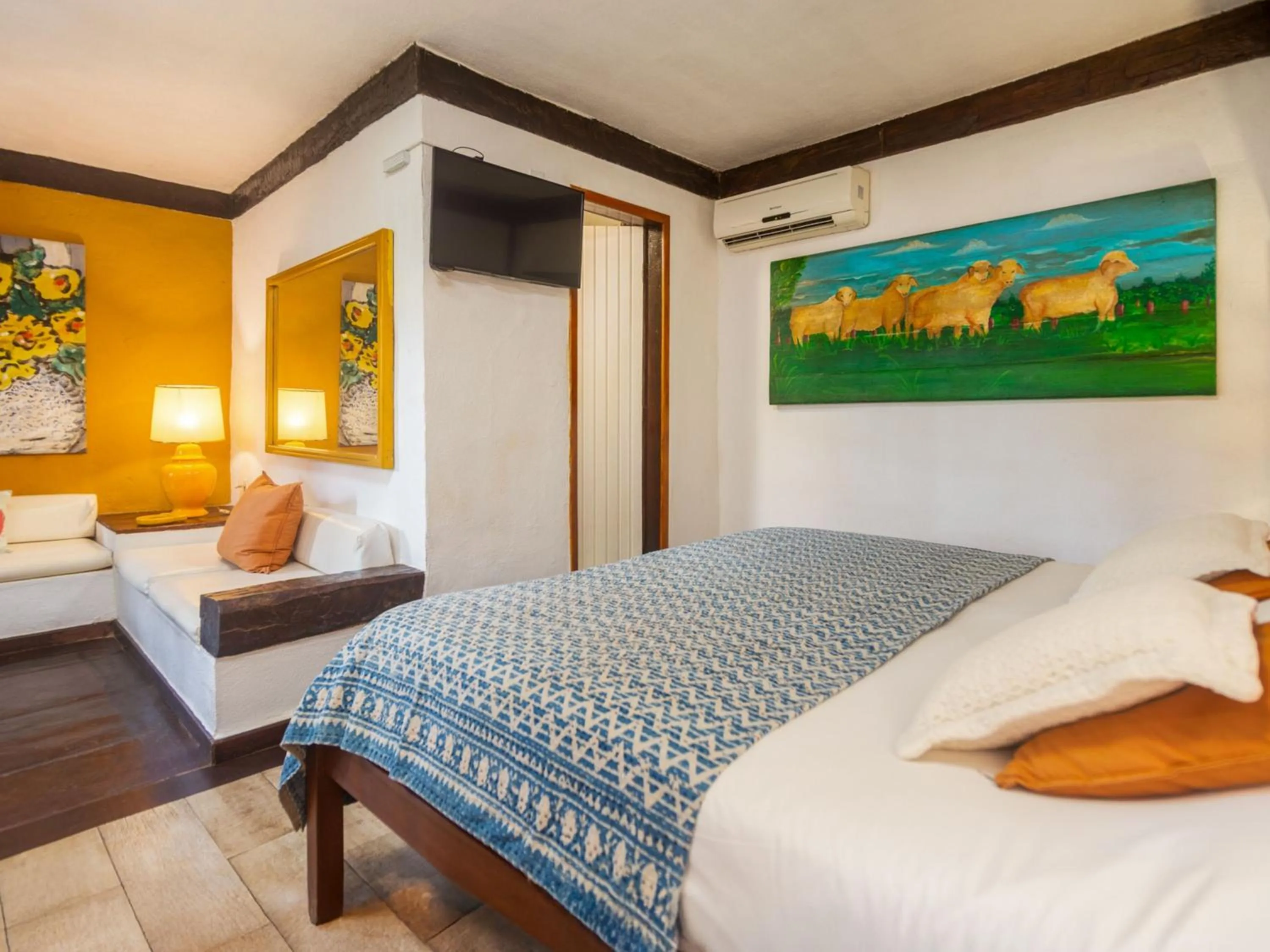 Bed in Pousada Vila do Mar