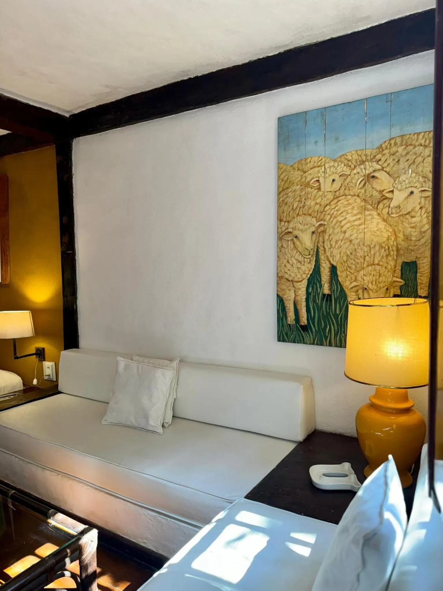 Bed in Pousada Vila do Mar