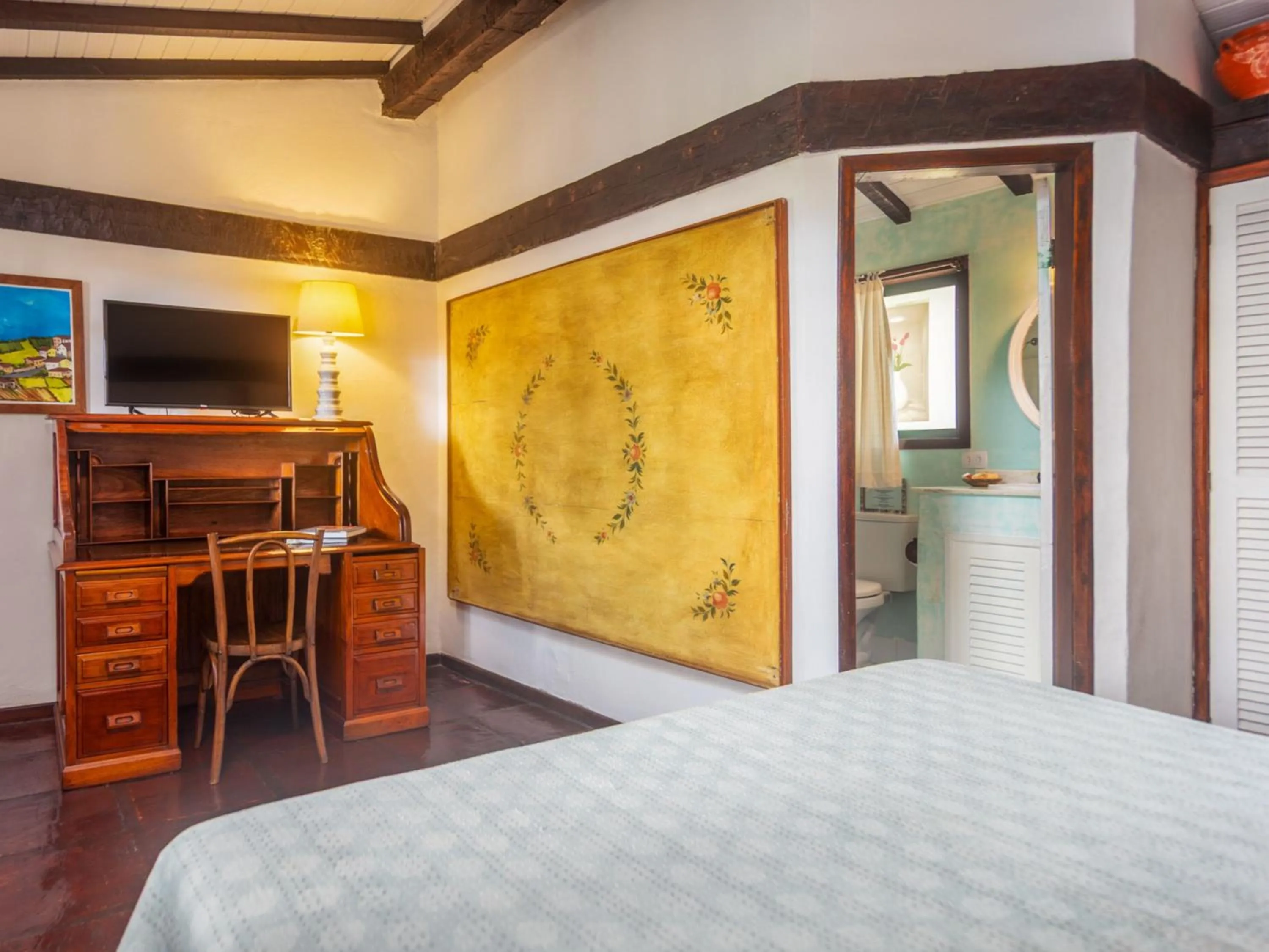 Bed in Pousada Vila do Mar