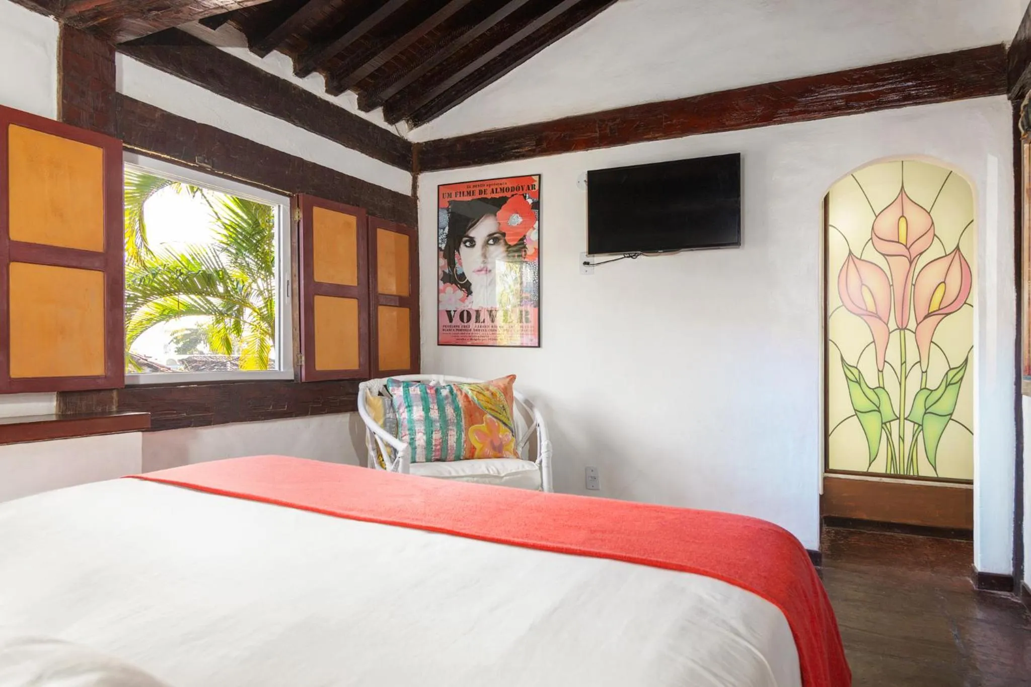 Bed in Pousada Vila do Mar