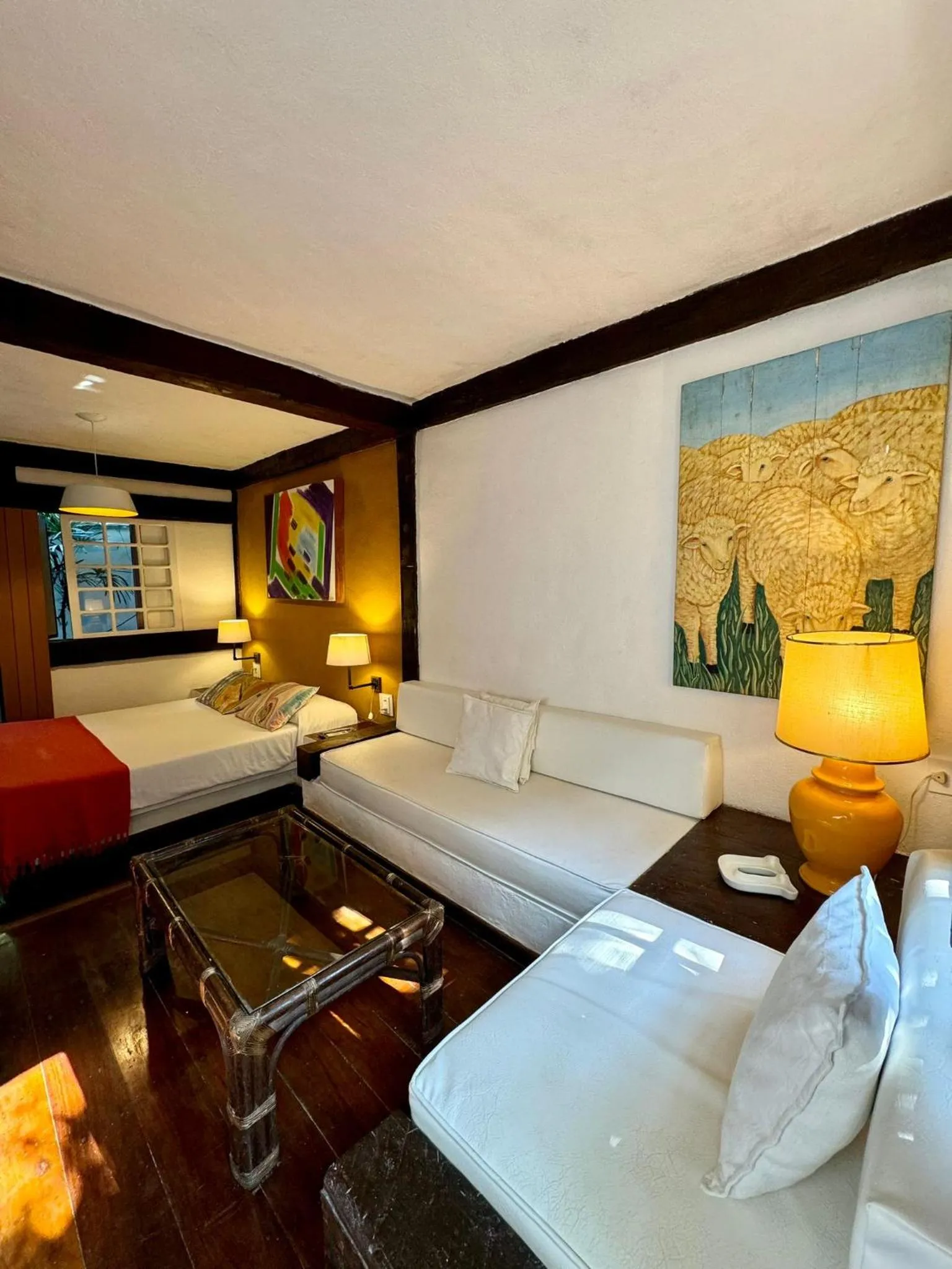 Bed in Pousada Vila do Mar