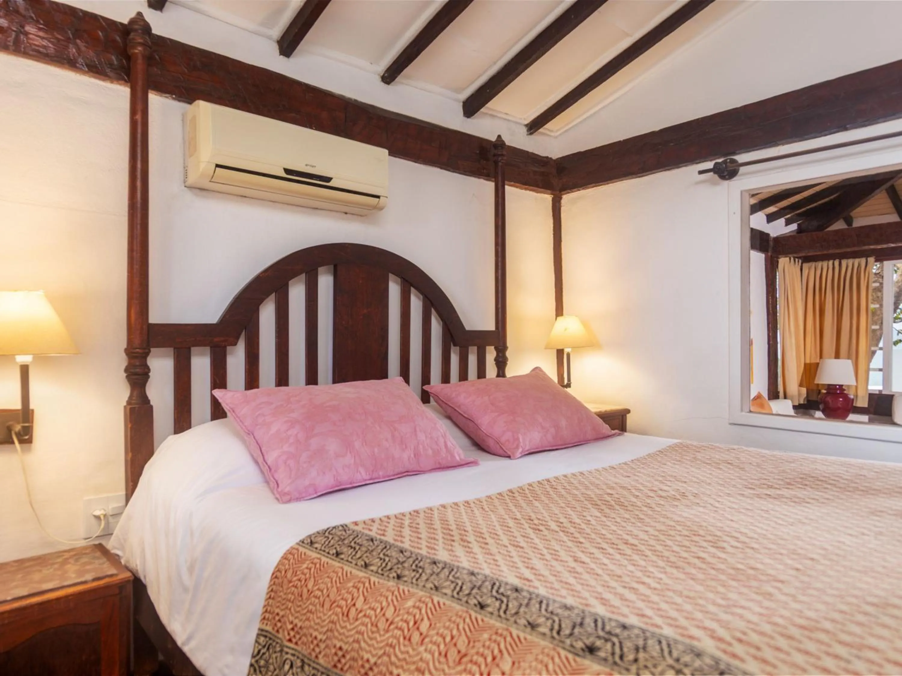 Bed in Pousada Vila do Mar