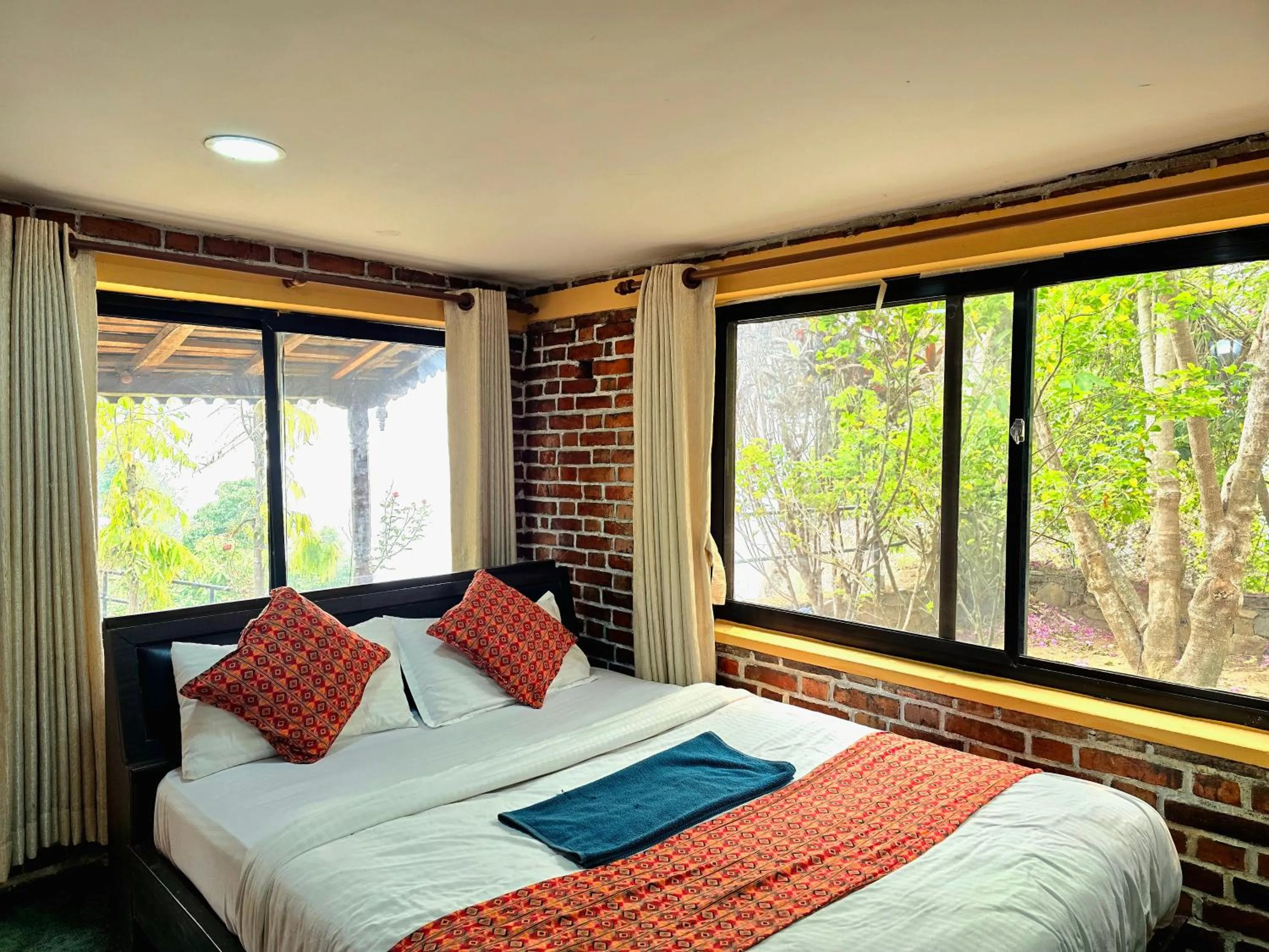 Bed in Rock Garden Resort