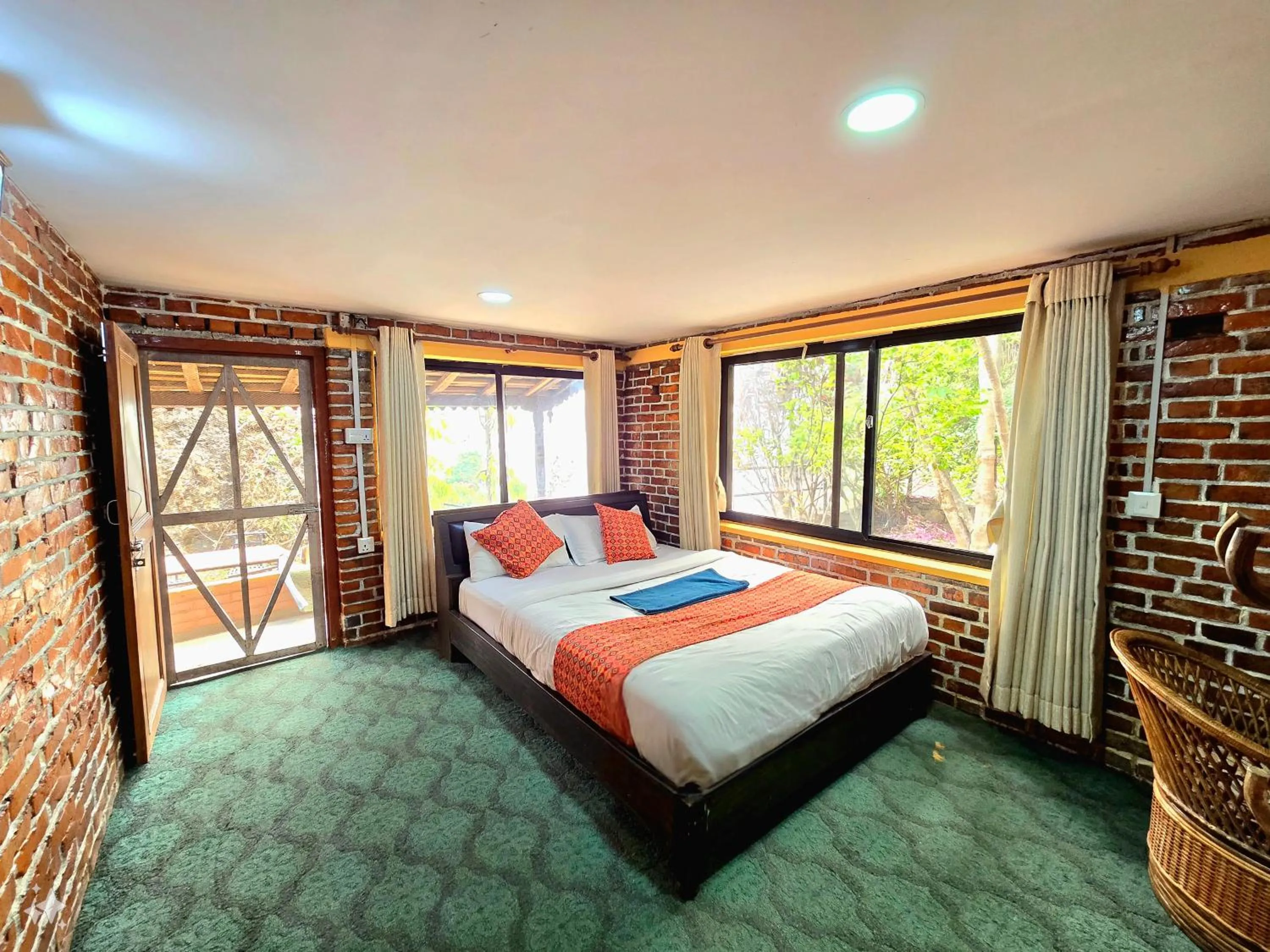 Bed in Rock Garden Resort