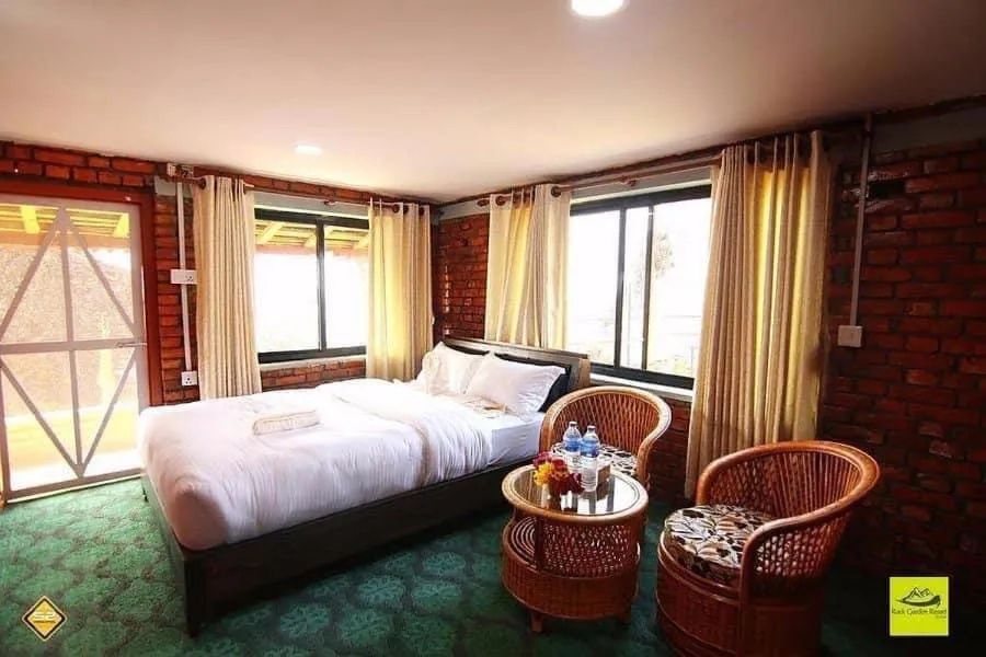 Bed in Rock Garden Resort