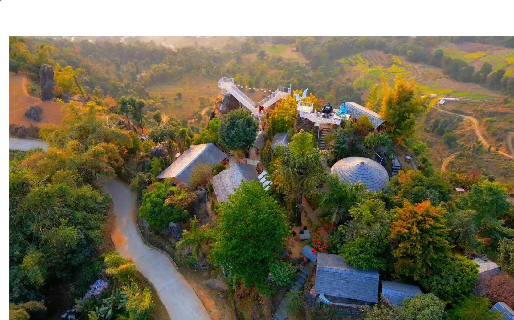 Property building in Rock Garden Resort