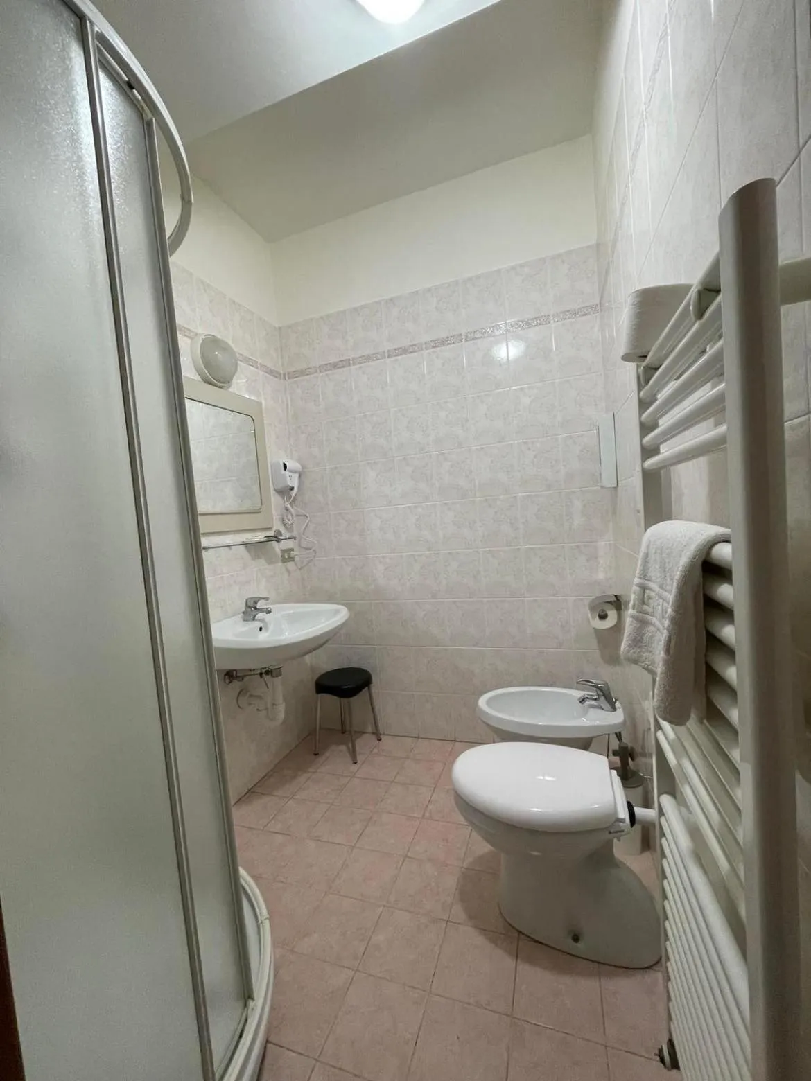 Shower in Hotel Ristorante La Sorgente