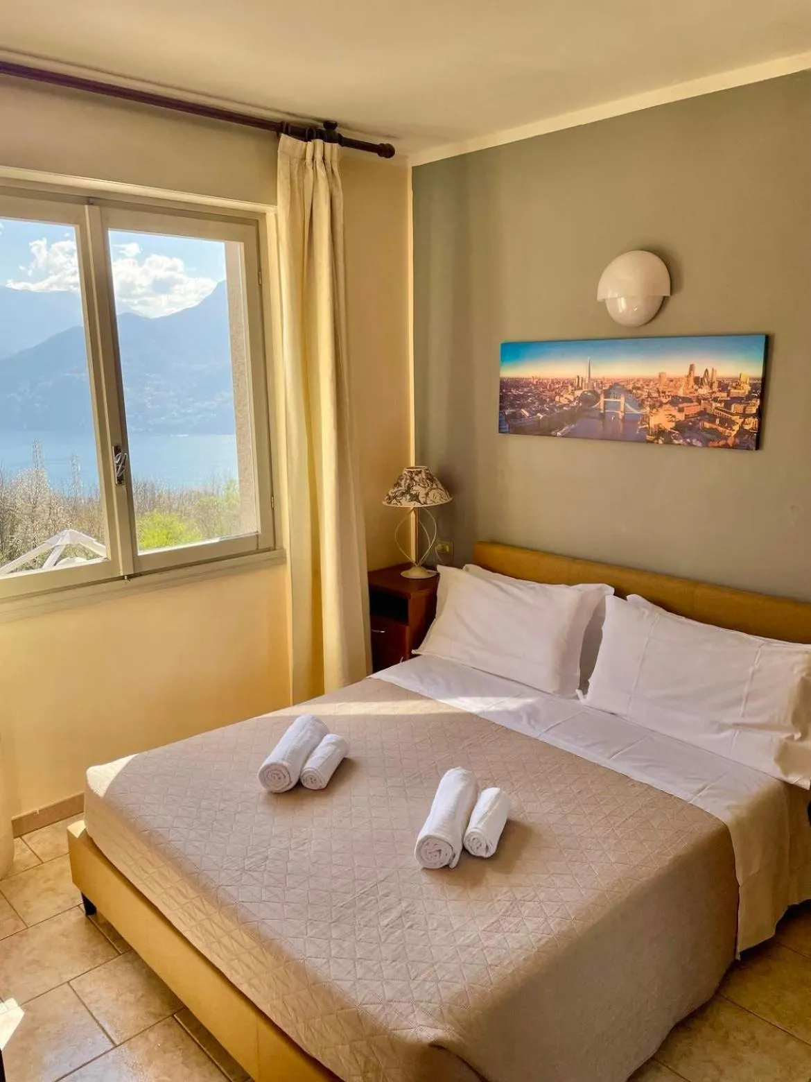 Bed in Hotel Ristorante La Sorgente