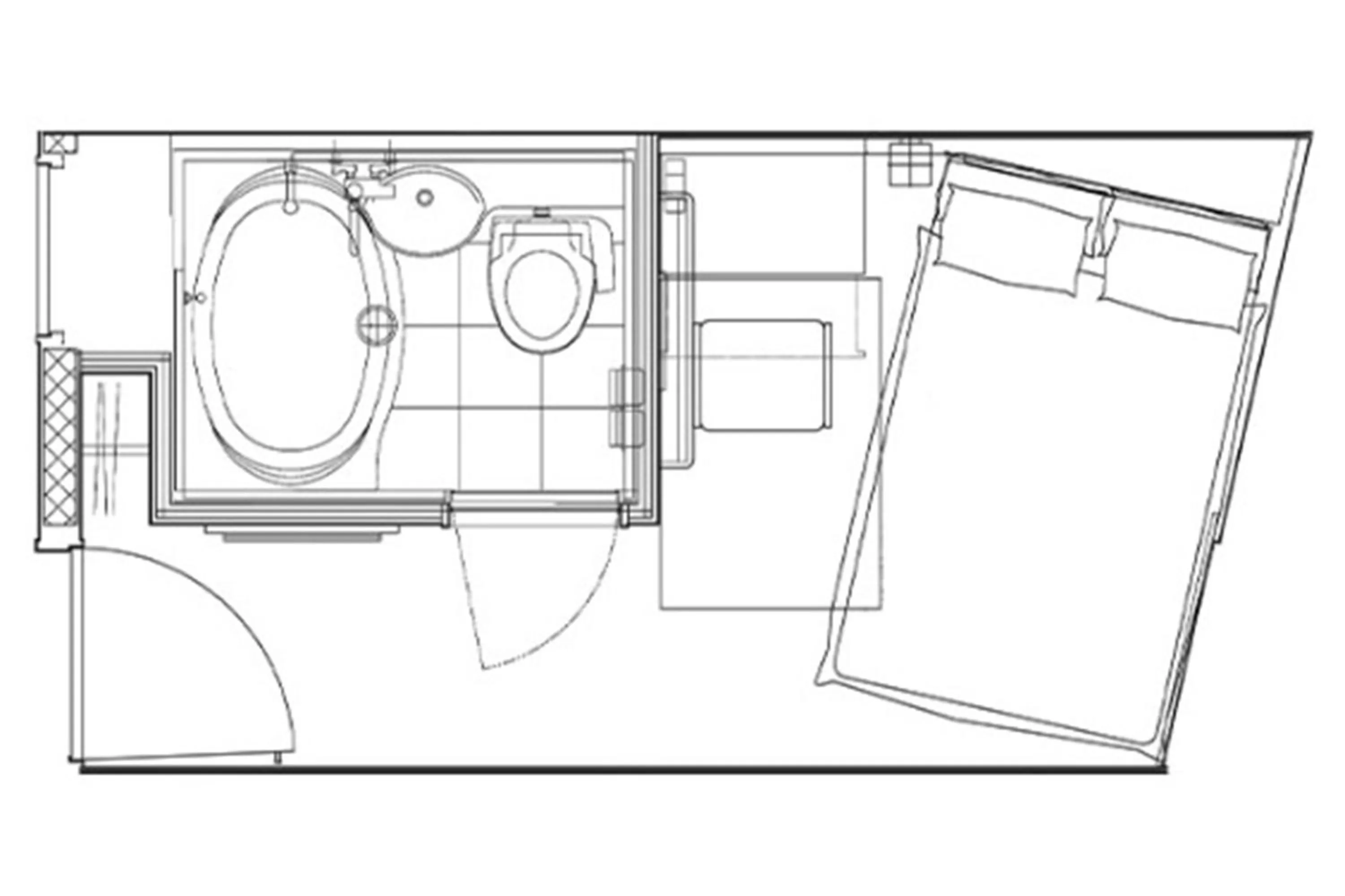 Floor plan in Hotel Nihonbashi Saibo