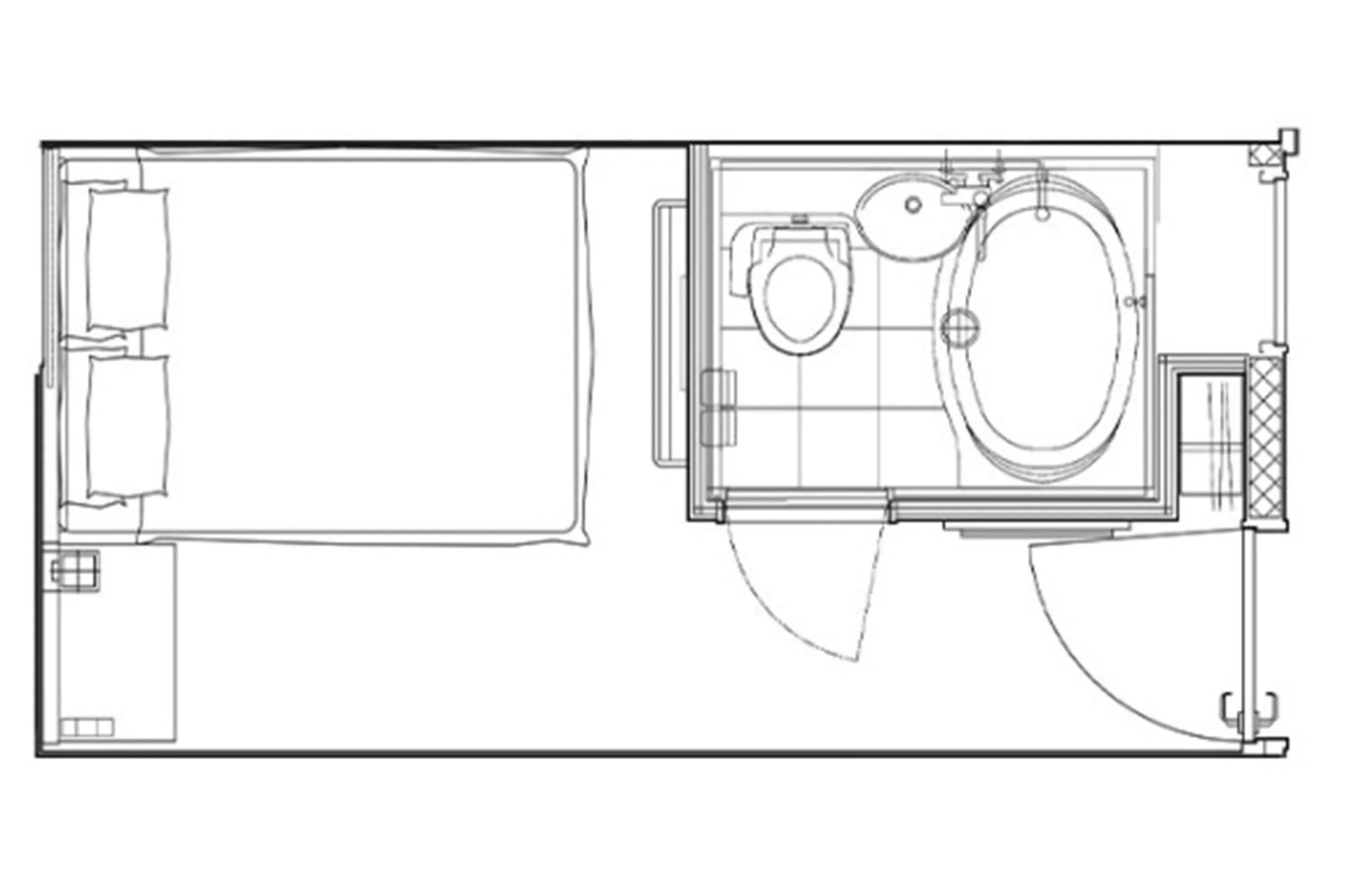 Floor plan in Hotel Nihonbashi Saibo
