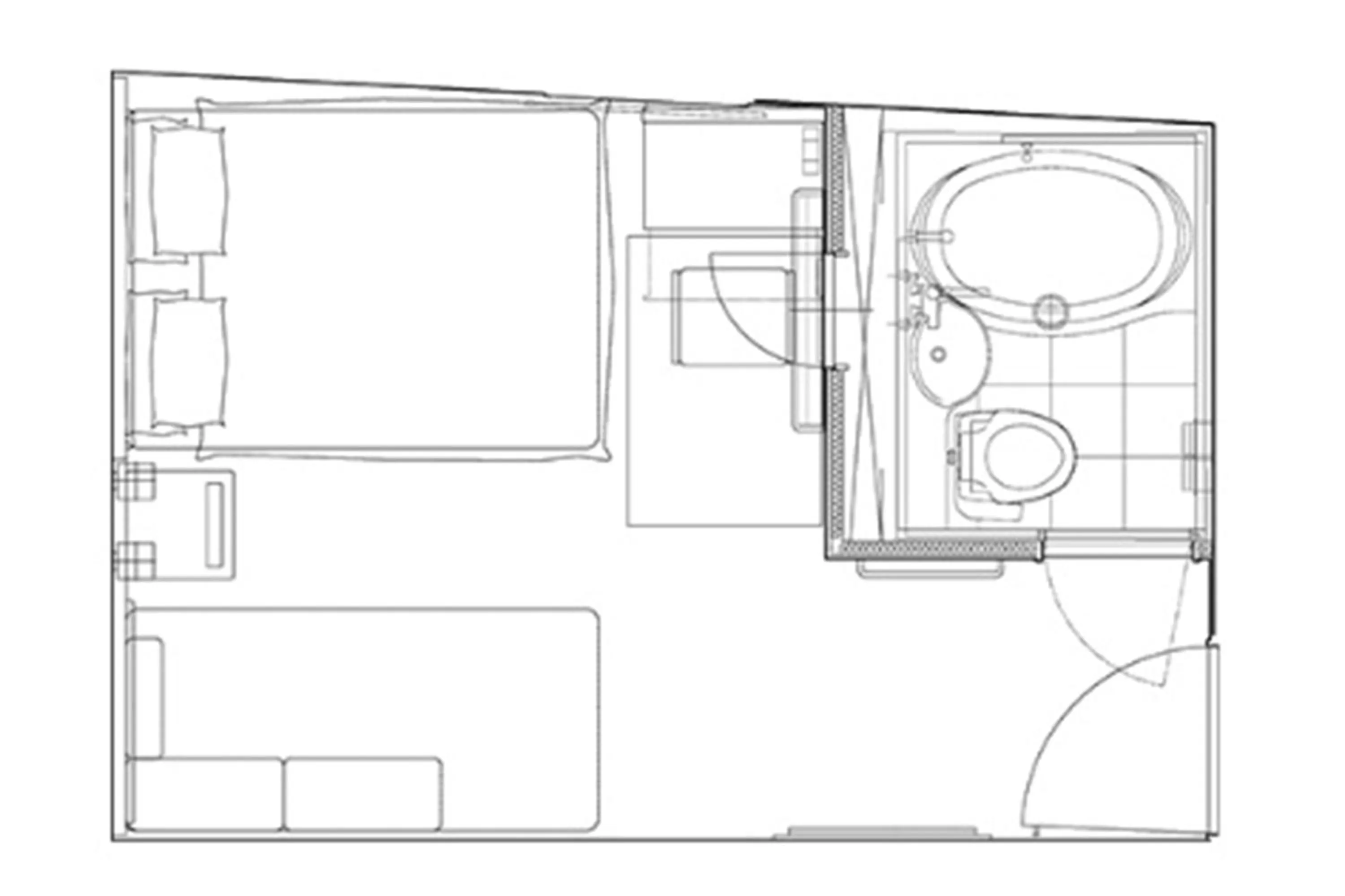 Floor plan in Hotel Nihonbashi Saibo
