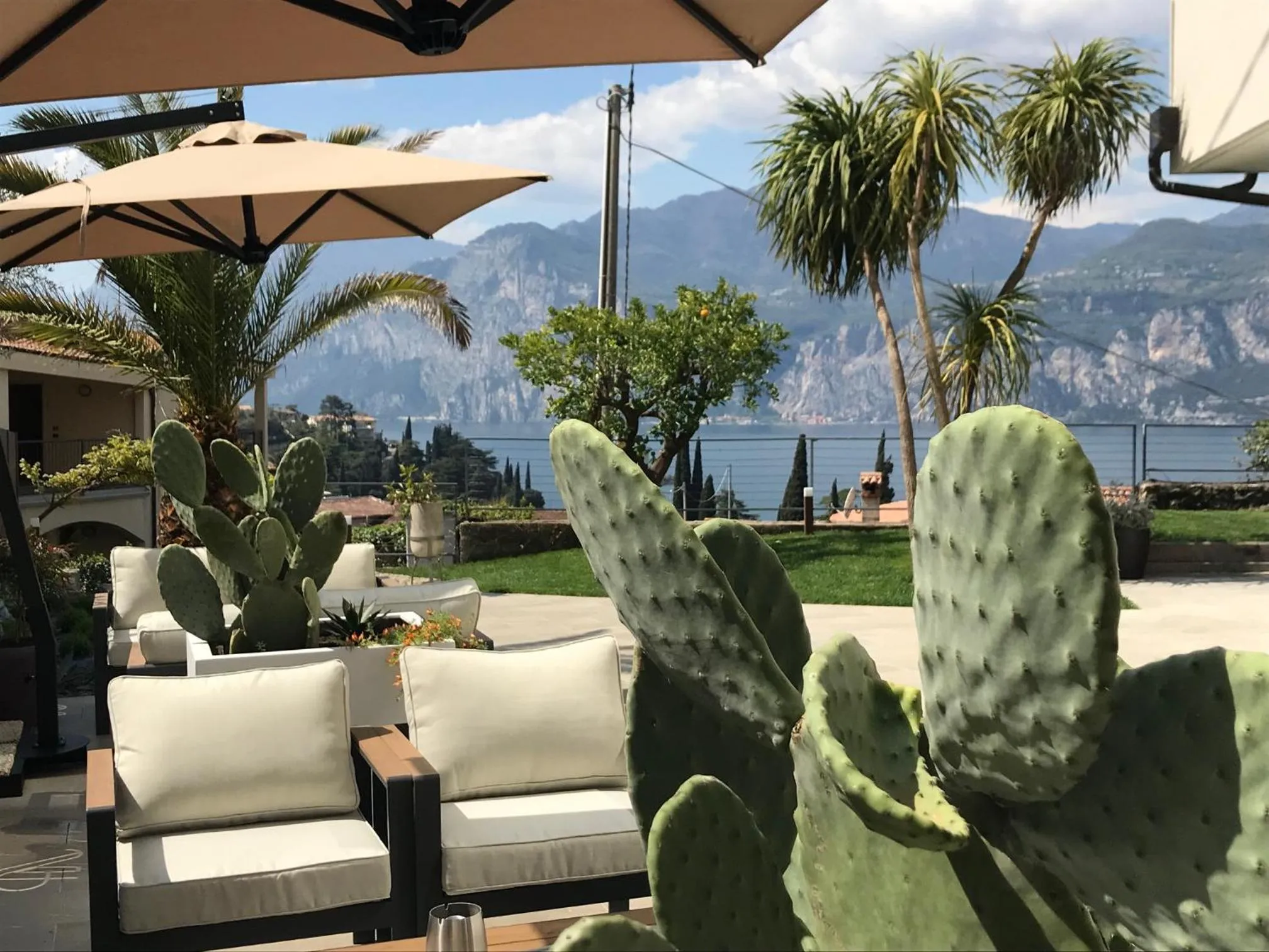 Patio in Hotel Villa Smeralda