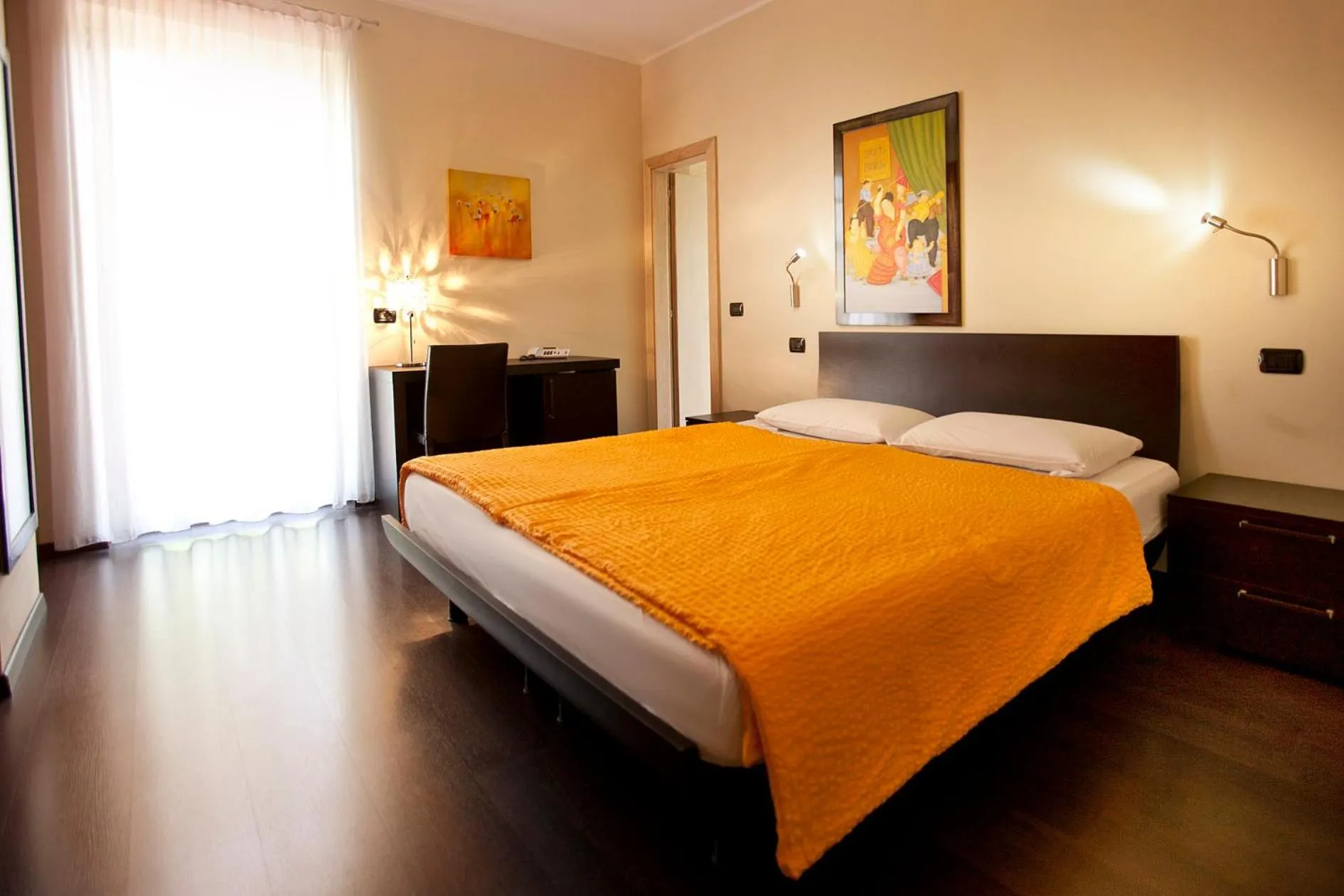 Bed in Hotel Villa Smeralda