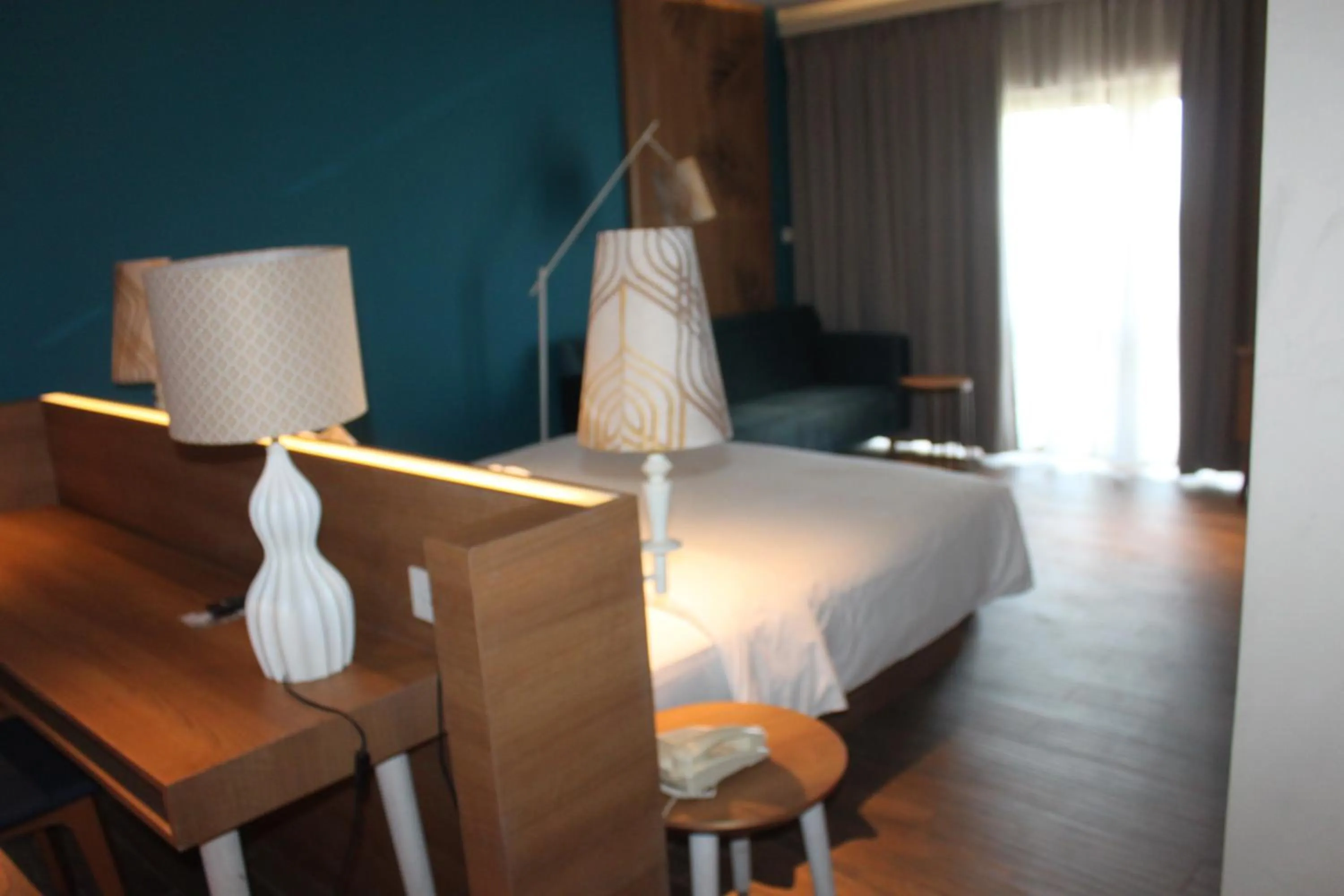 Bed in Manado Tateli Resort and Convention