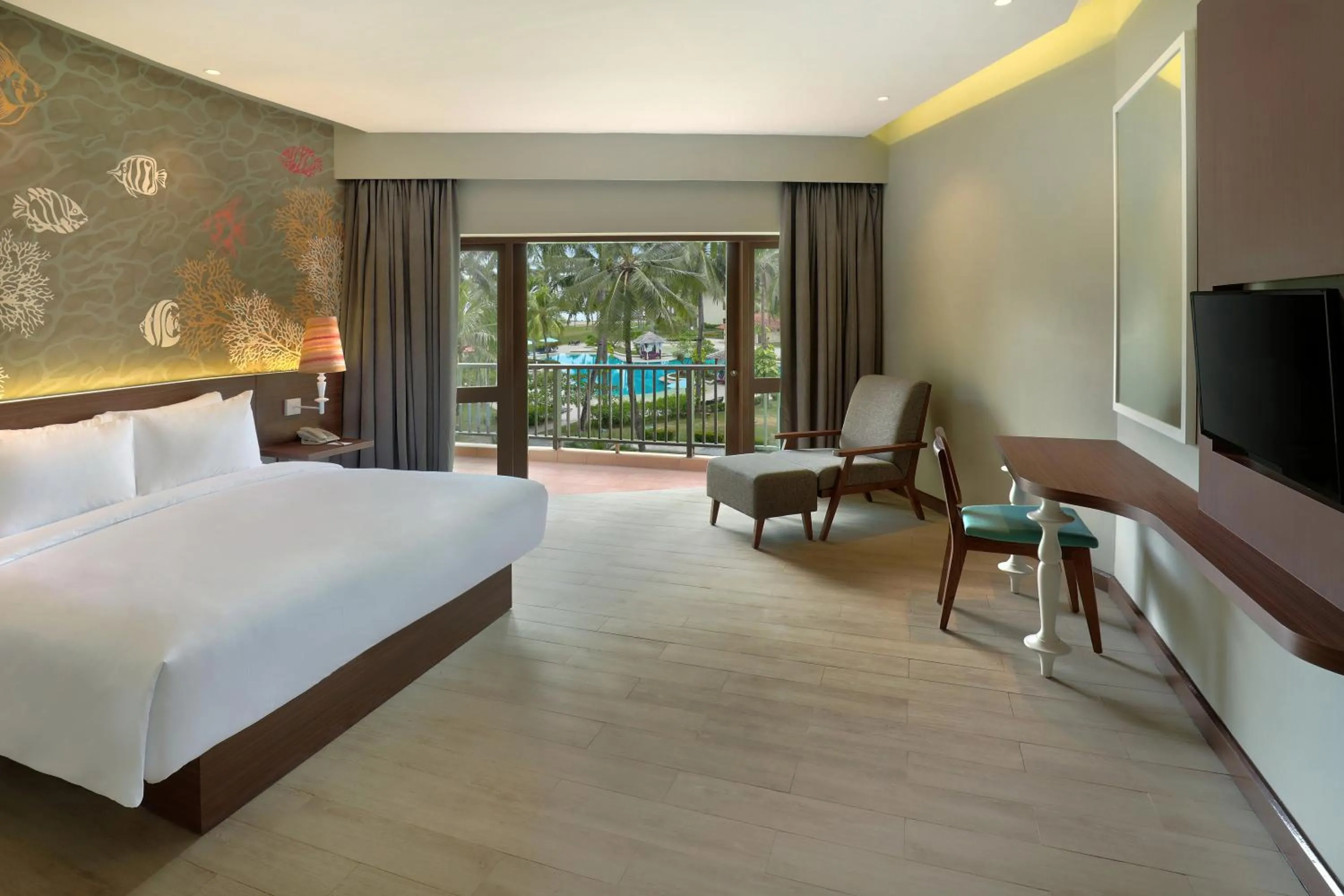 Bedroom, Bed in Manado Tateli Resort and Convention