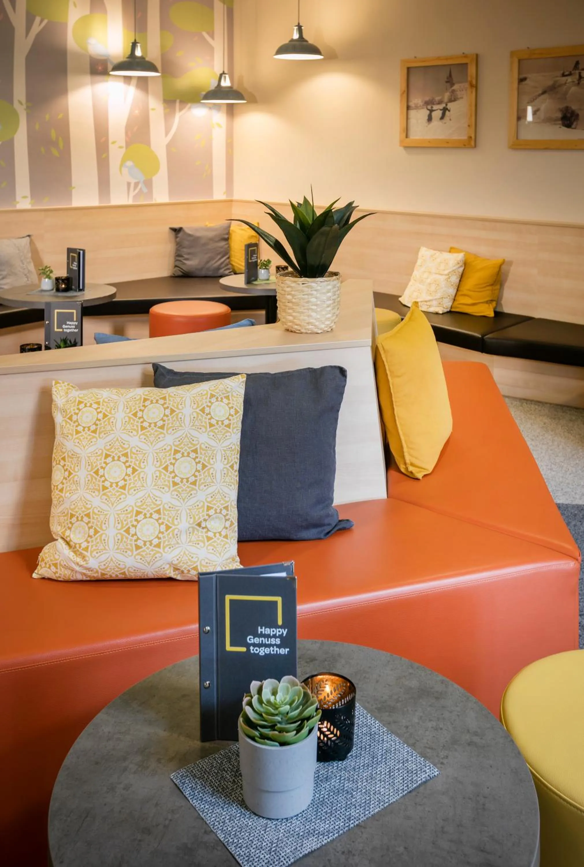 Decorative detail in JUFA Hotel Mariazell