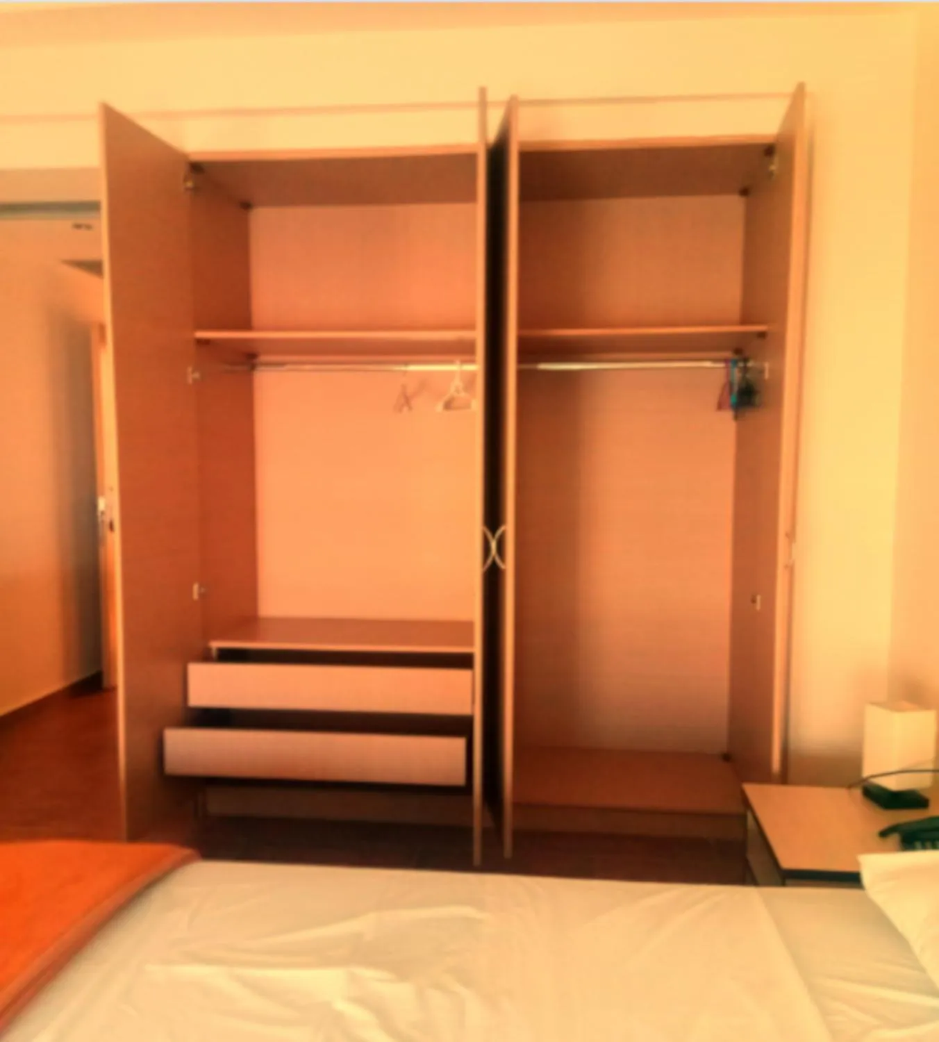 Bed in Hotel Victoria