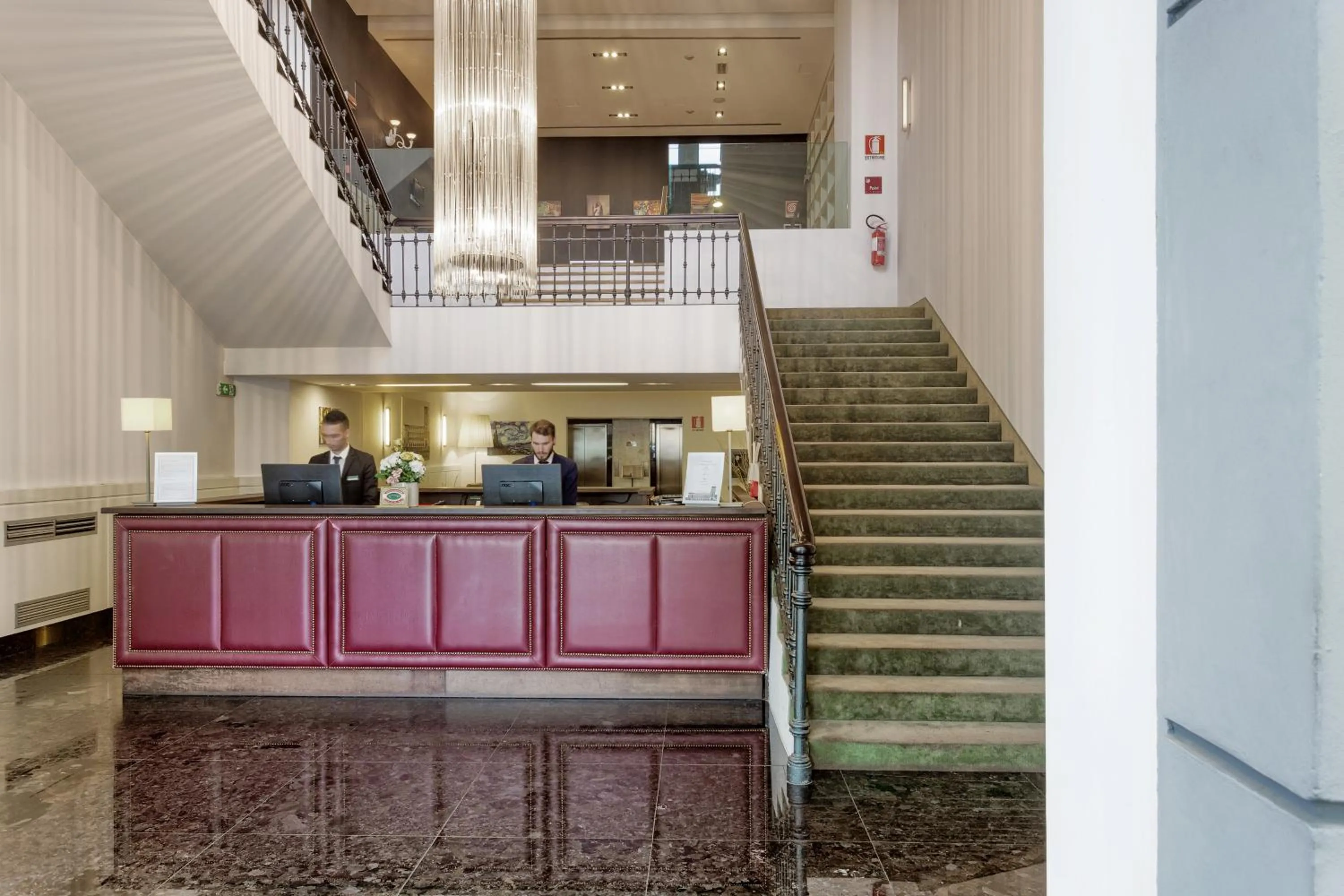 Staff in Italiana Hotels Milan Rho Fair