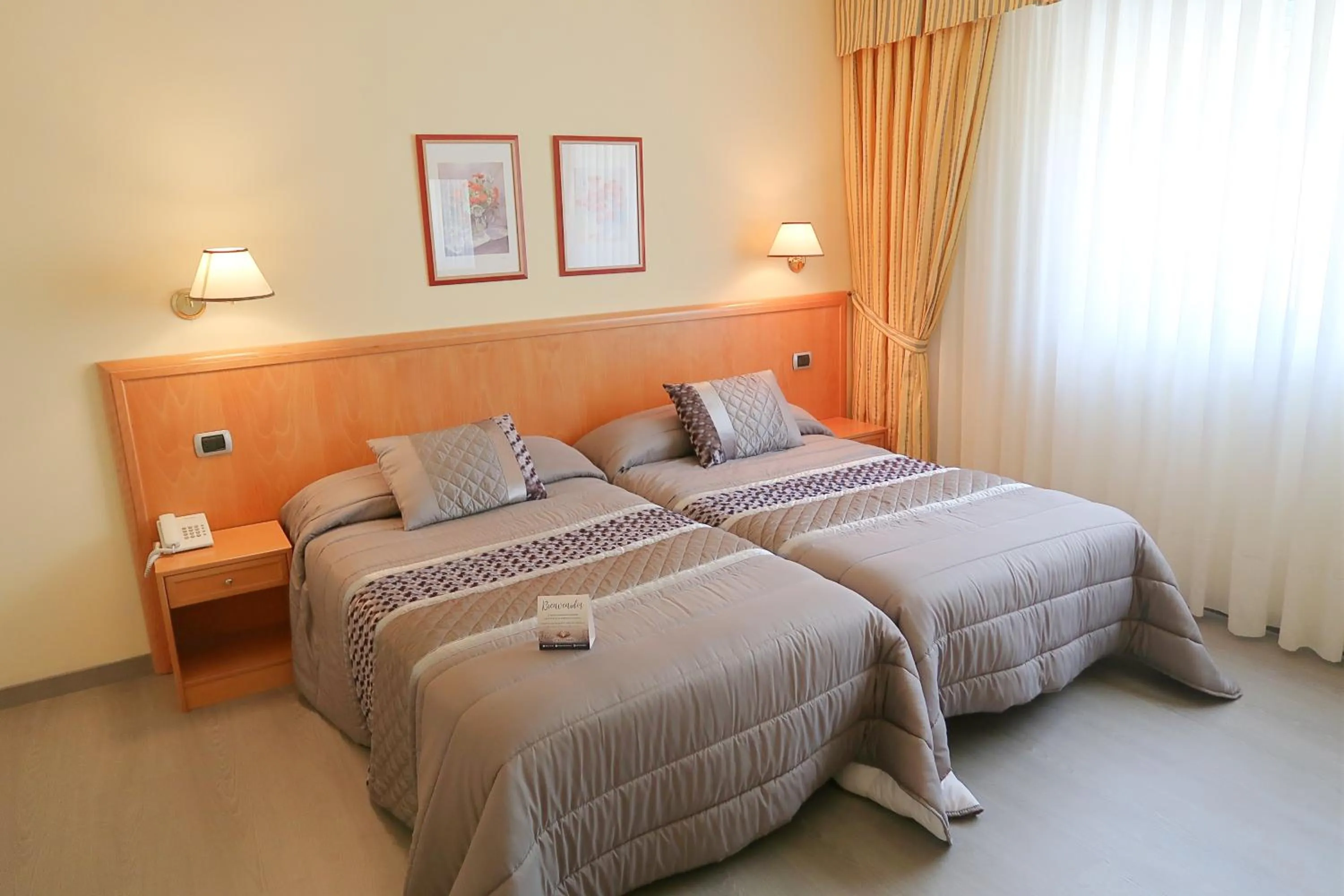 Bed in Hotel O Camiño