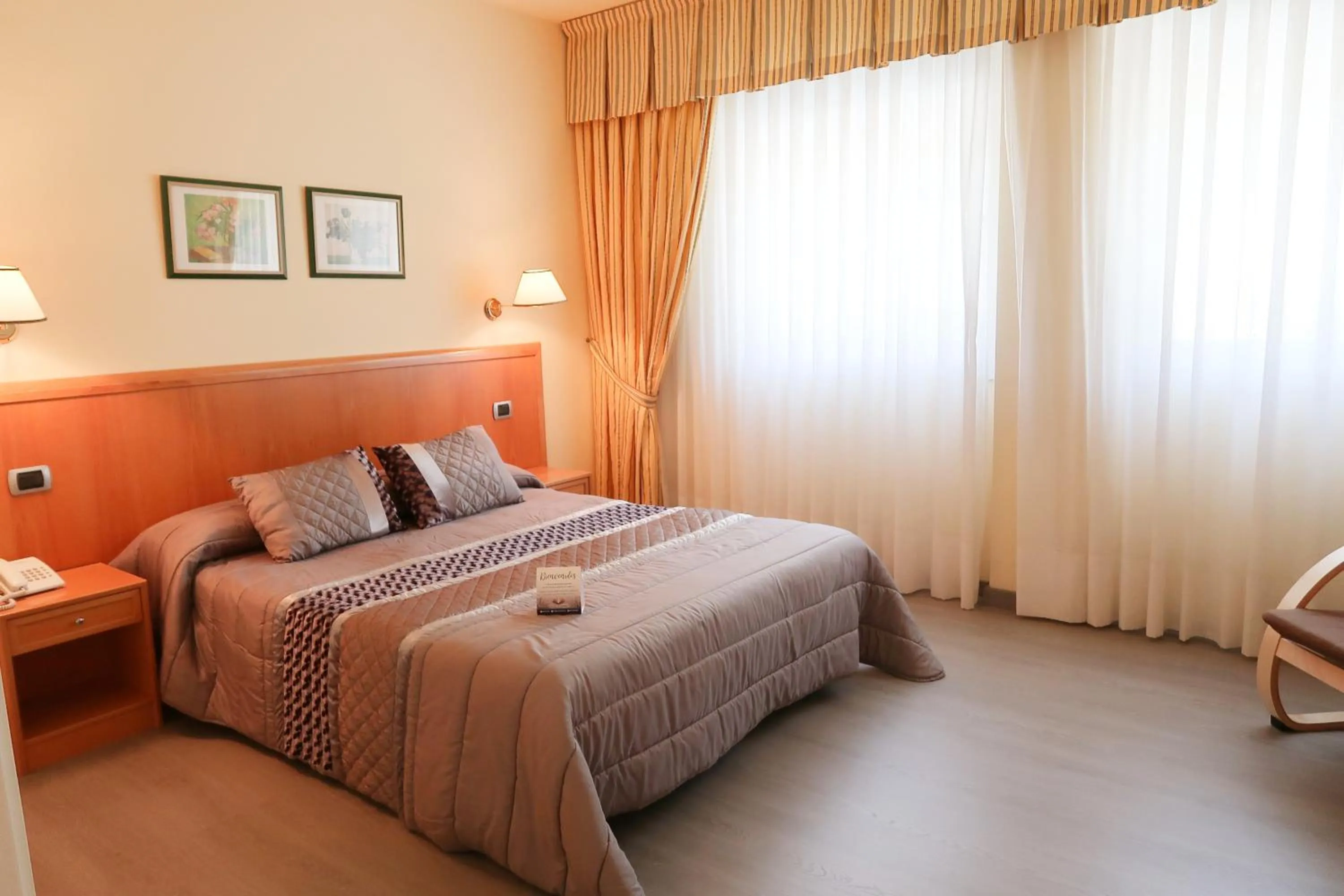 Bed in Hotel O Camiño