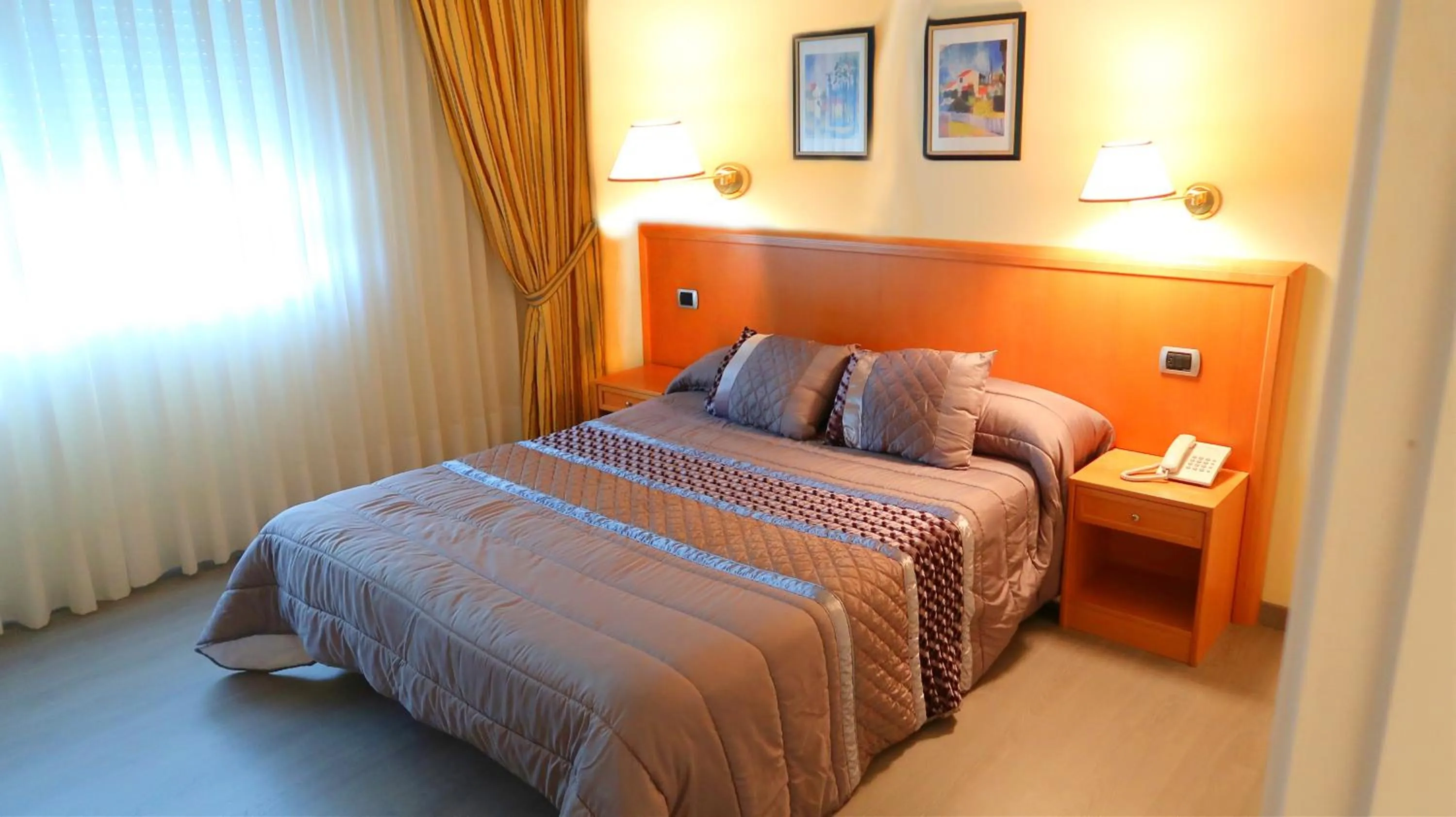 Bed in Hotel O Camiño