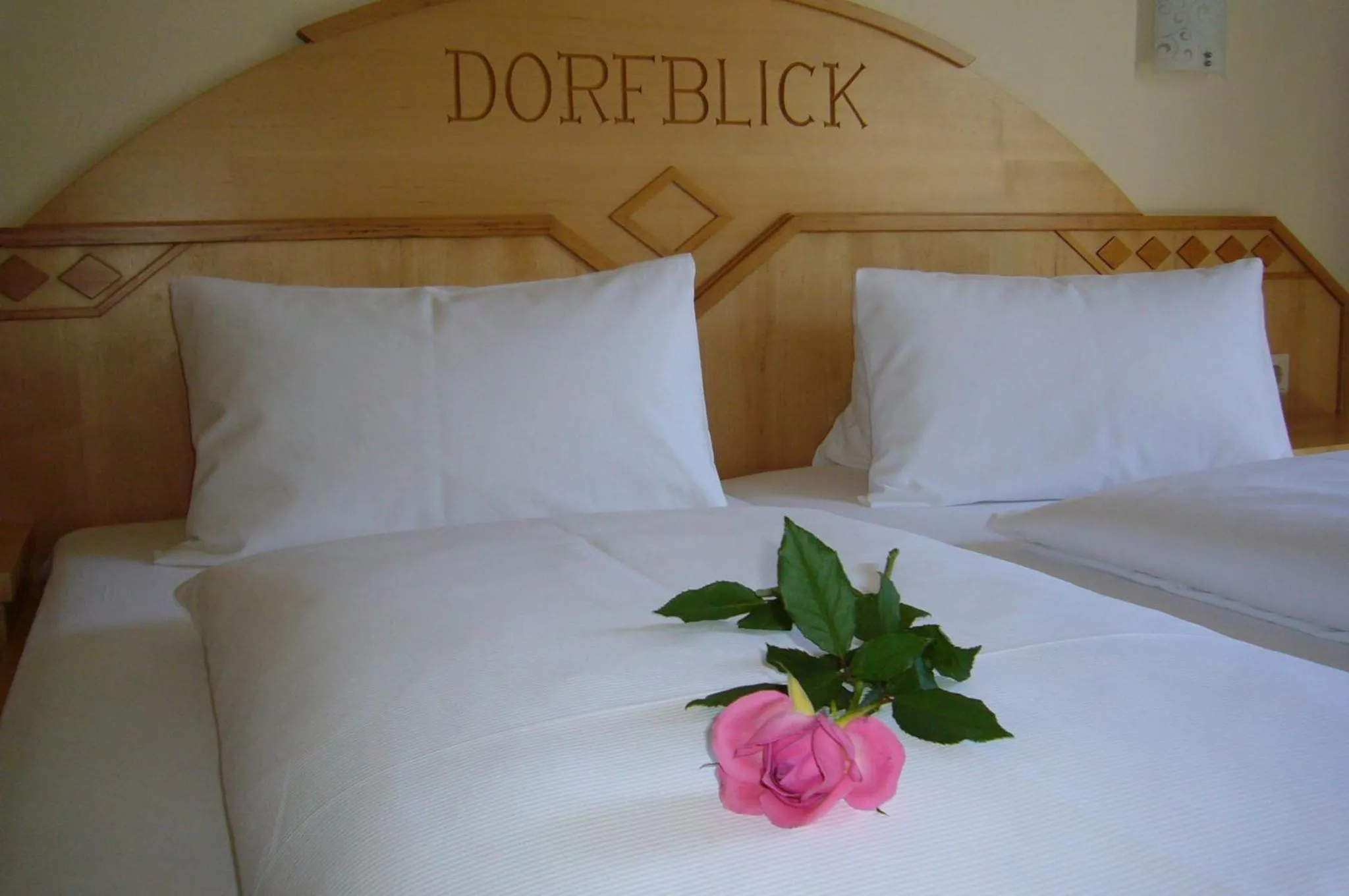 Bed in Haus Dorfblick
