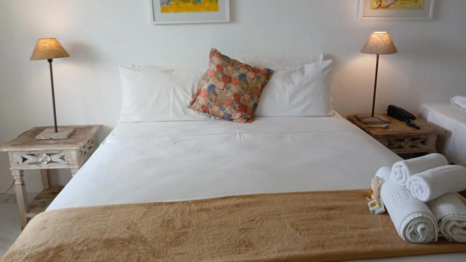 Bed in Hotel Pousada Casacolina