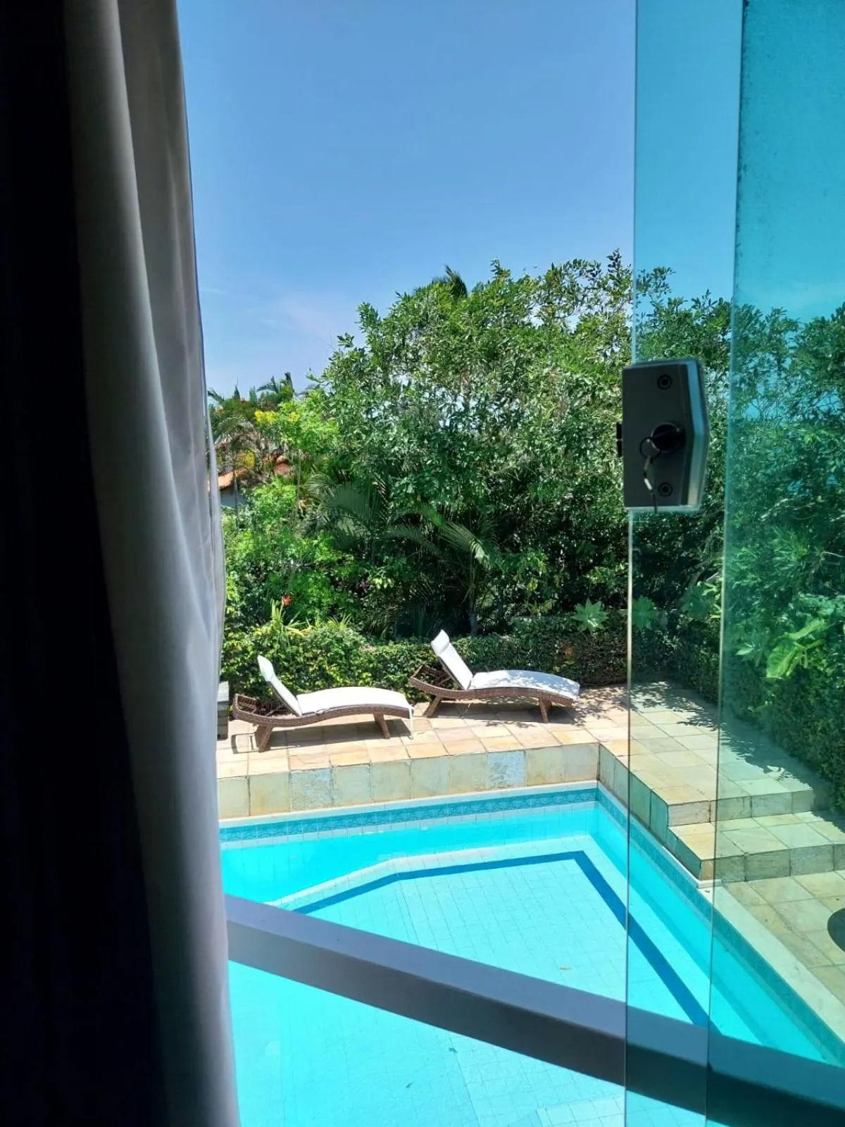 Pool view in Hotel Pousada Casacolina