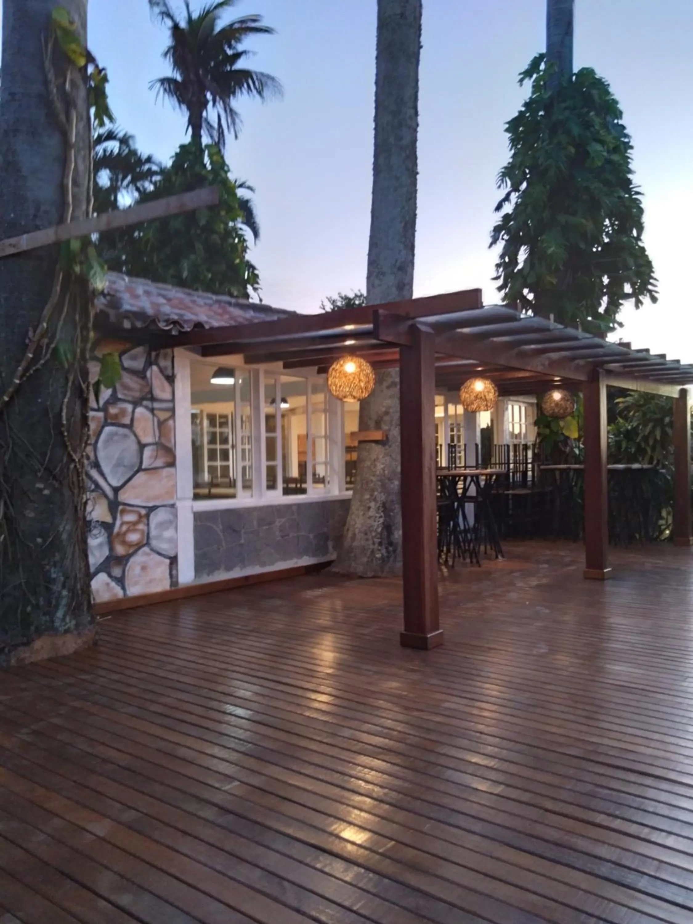 Patio in Hotel Pousada Casacolina