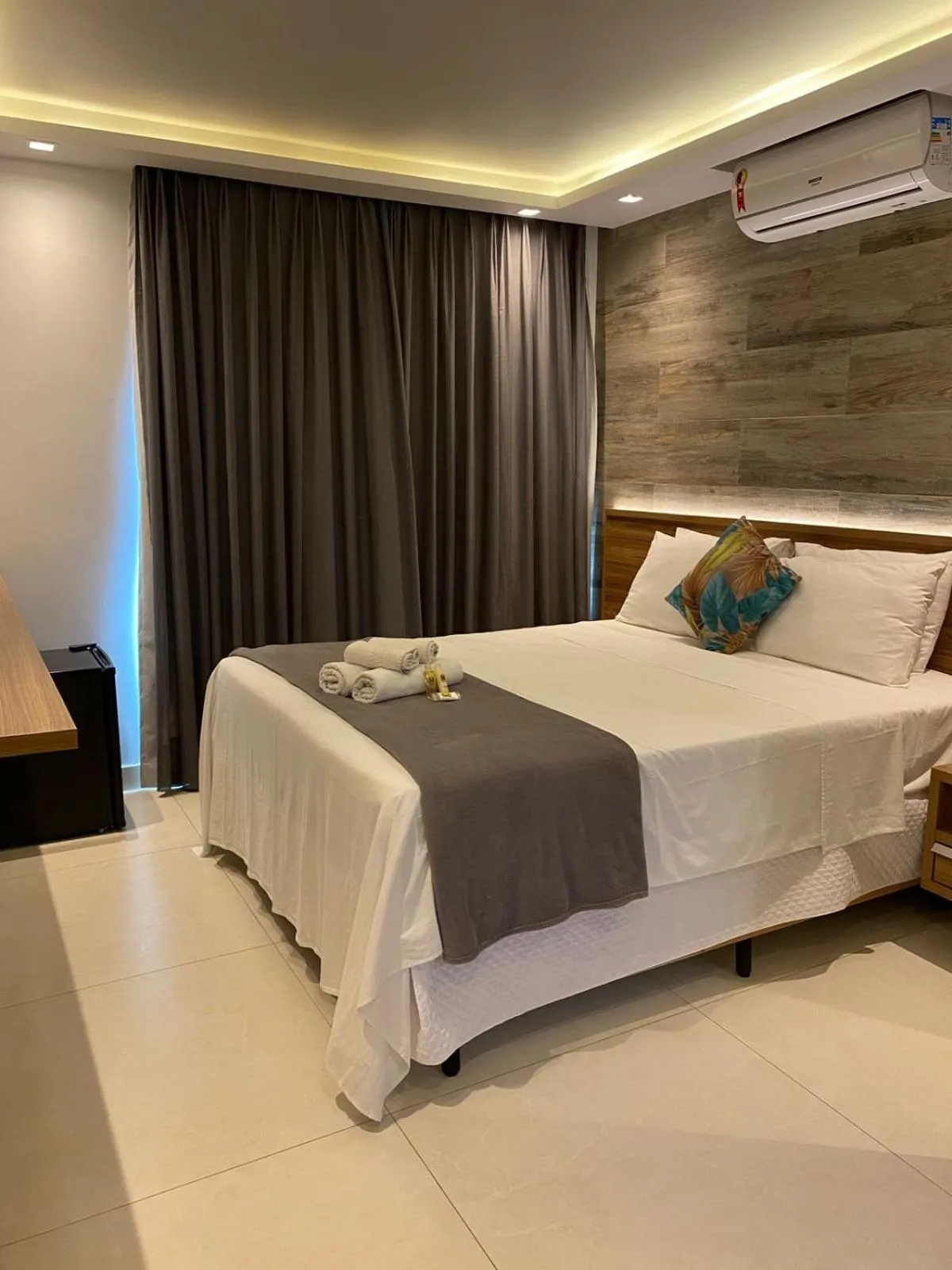 Bed in Hotel Pousada Casacolina