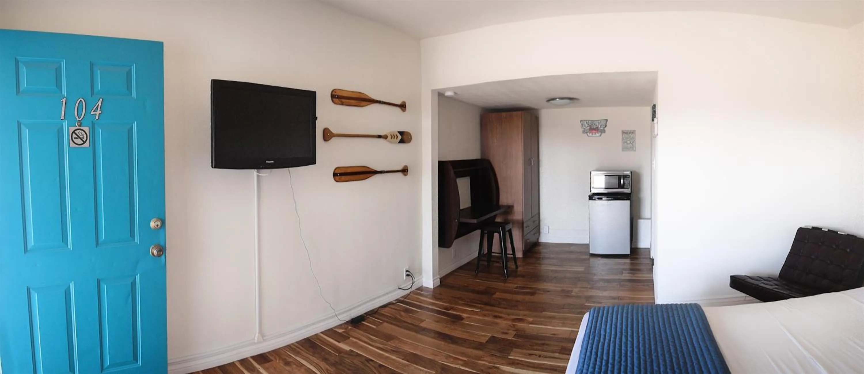 Bedroom in Desert Hills Motel