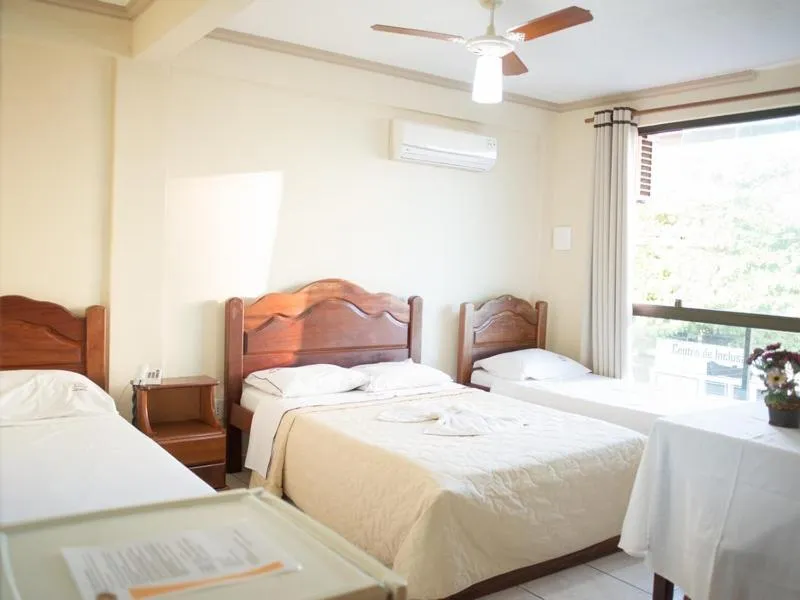 Bed in Pousada Dom Fernandes