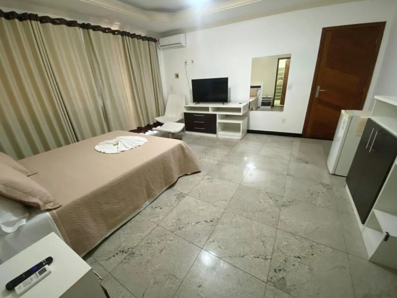 Bed in Pousada Dom Fernandes