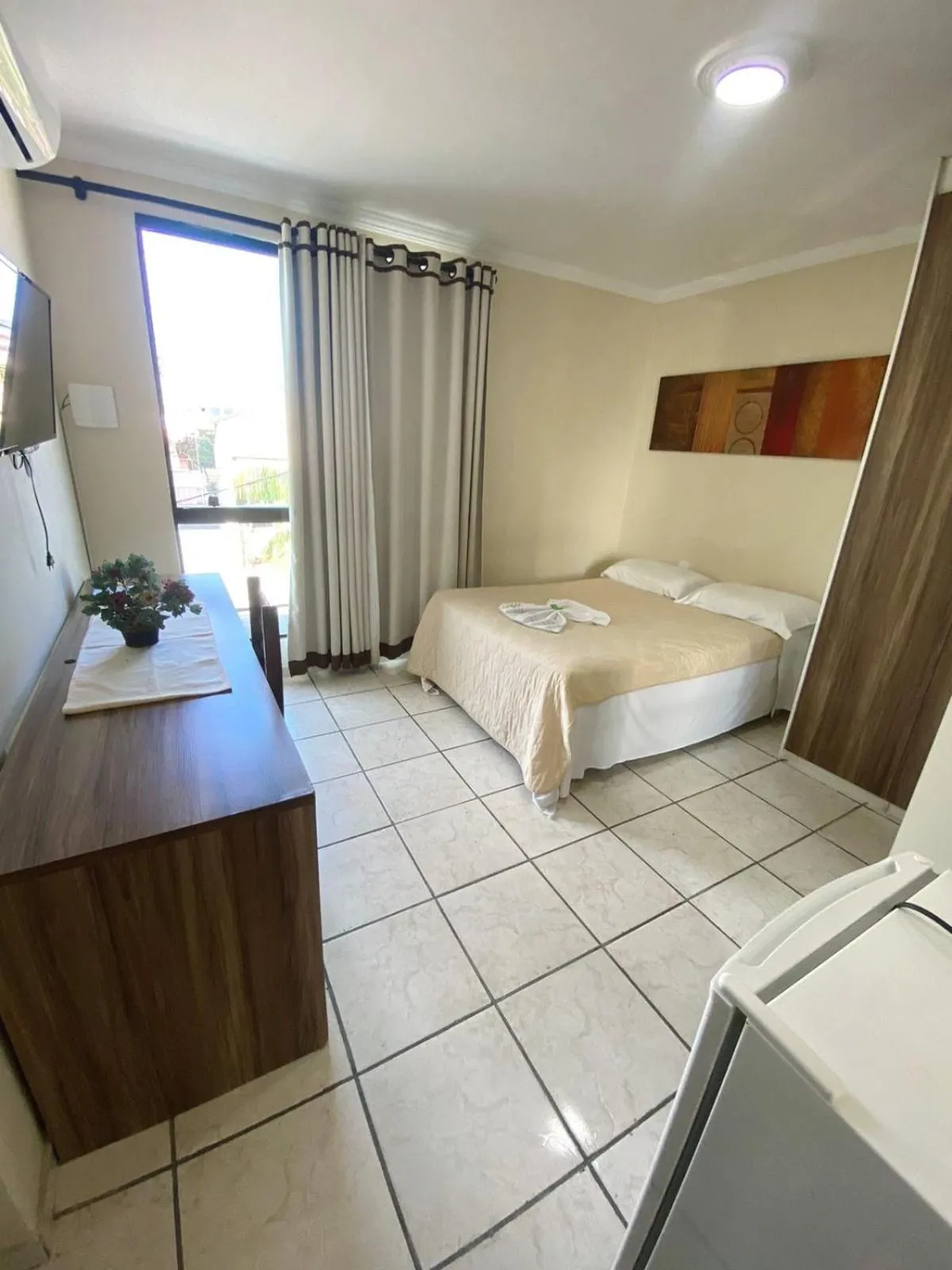 Bed in Pousada Dom Fernandes