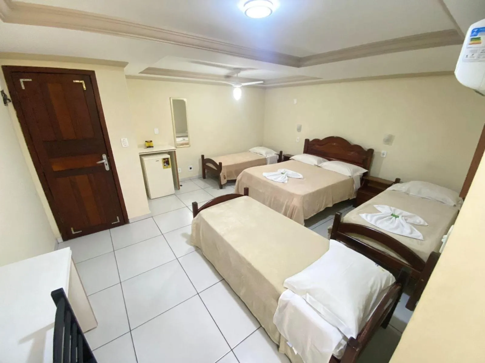 Bed in Pousada Dom Fernandes