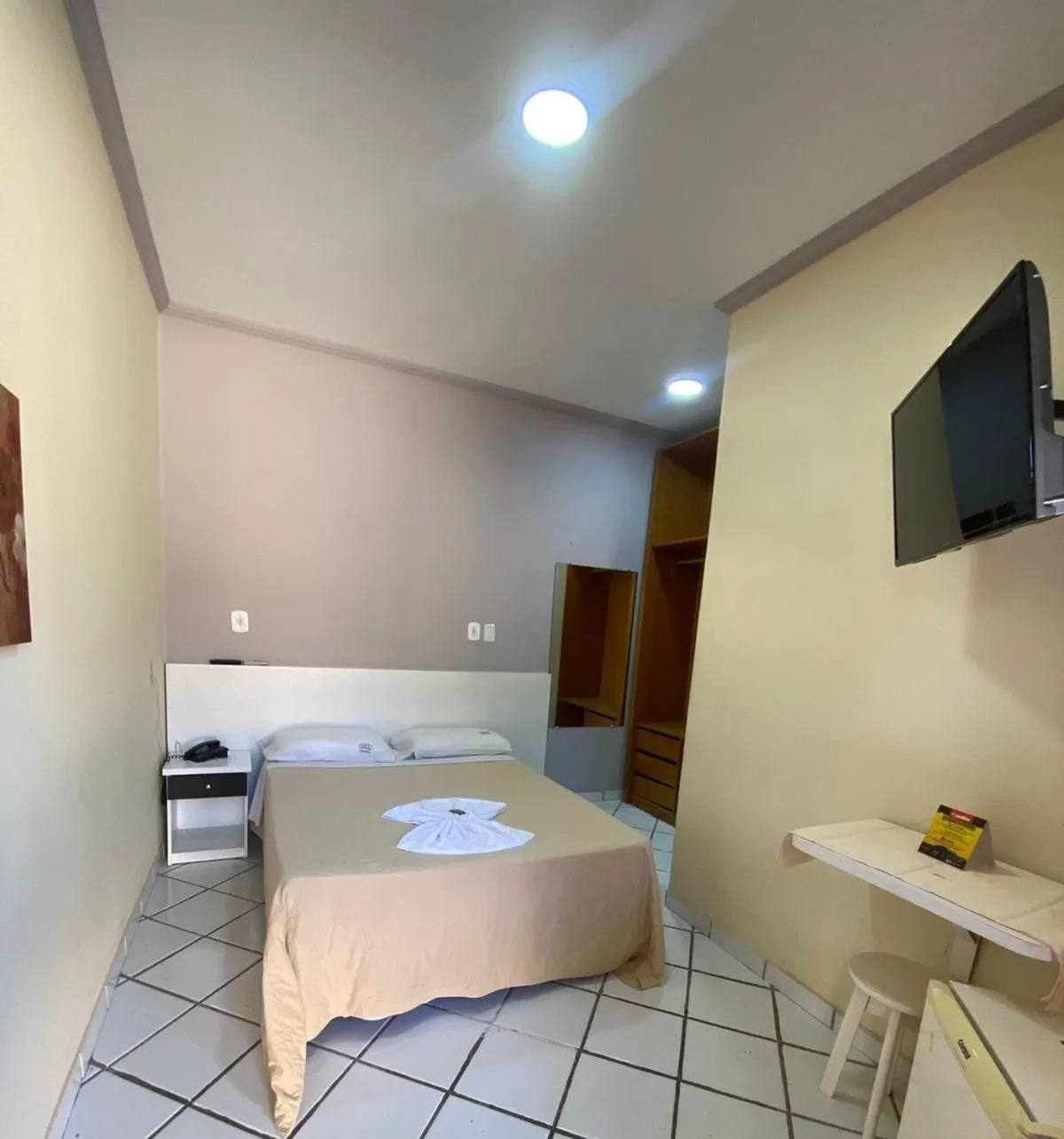 Bed in Pousada Dom Fernandes