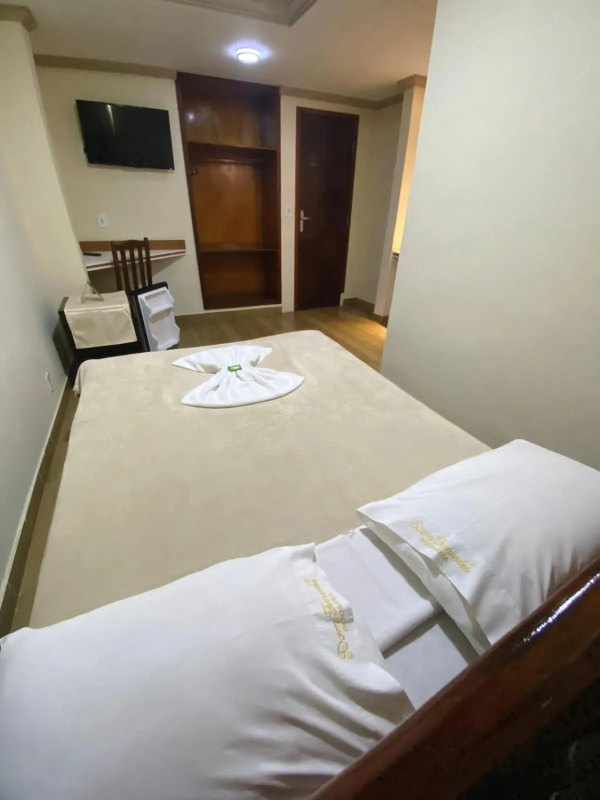 Bed in Pousada Dom Fernandes