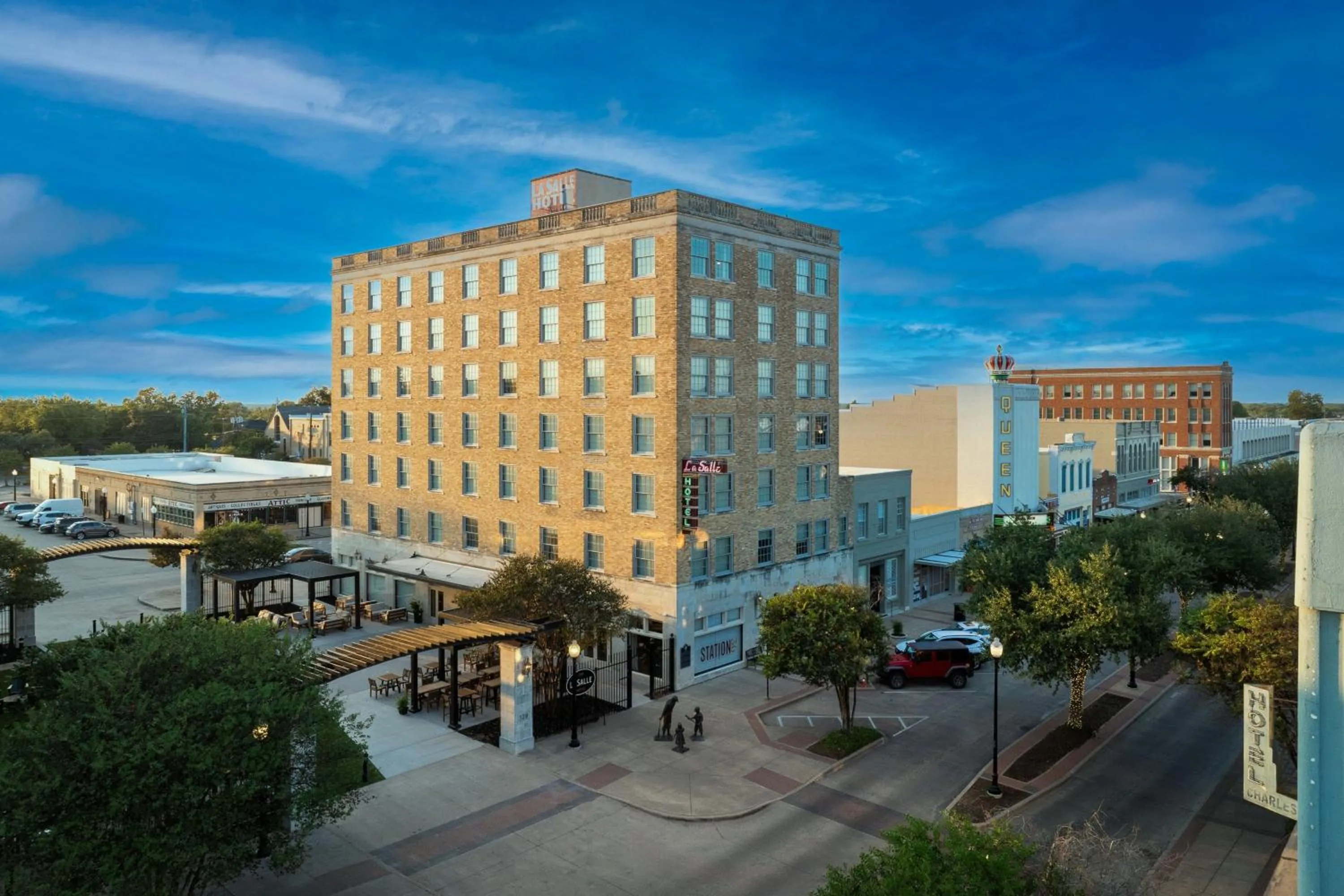 Property building in The LaSalle Hotel, Bryan College Station, a Tribute Portfolio Hotel