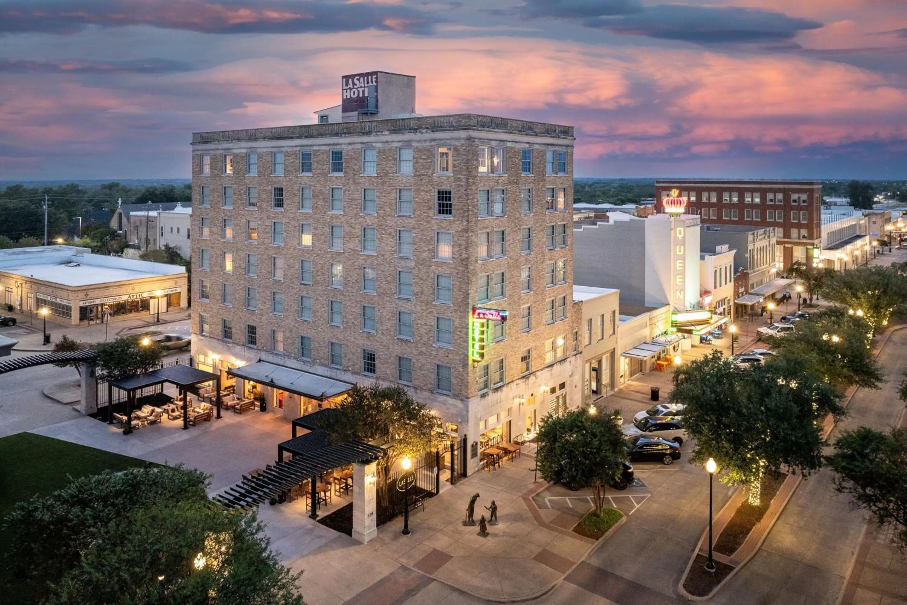 Property building in The LaSalle Hotel, Bryan College Station, a Tribute Portfolio Hotel