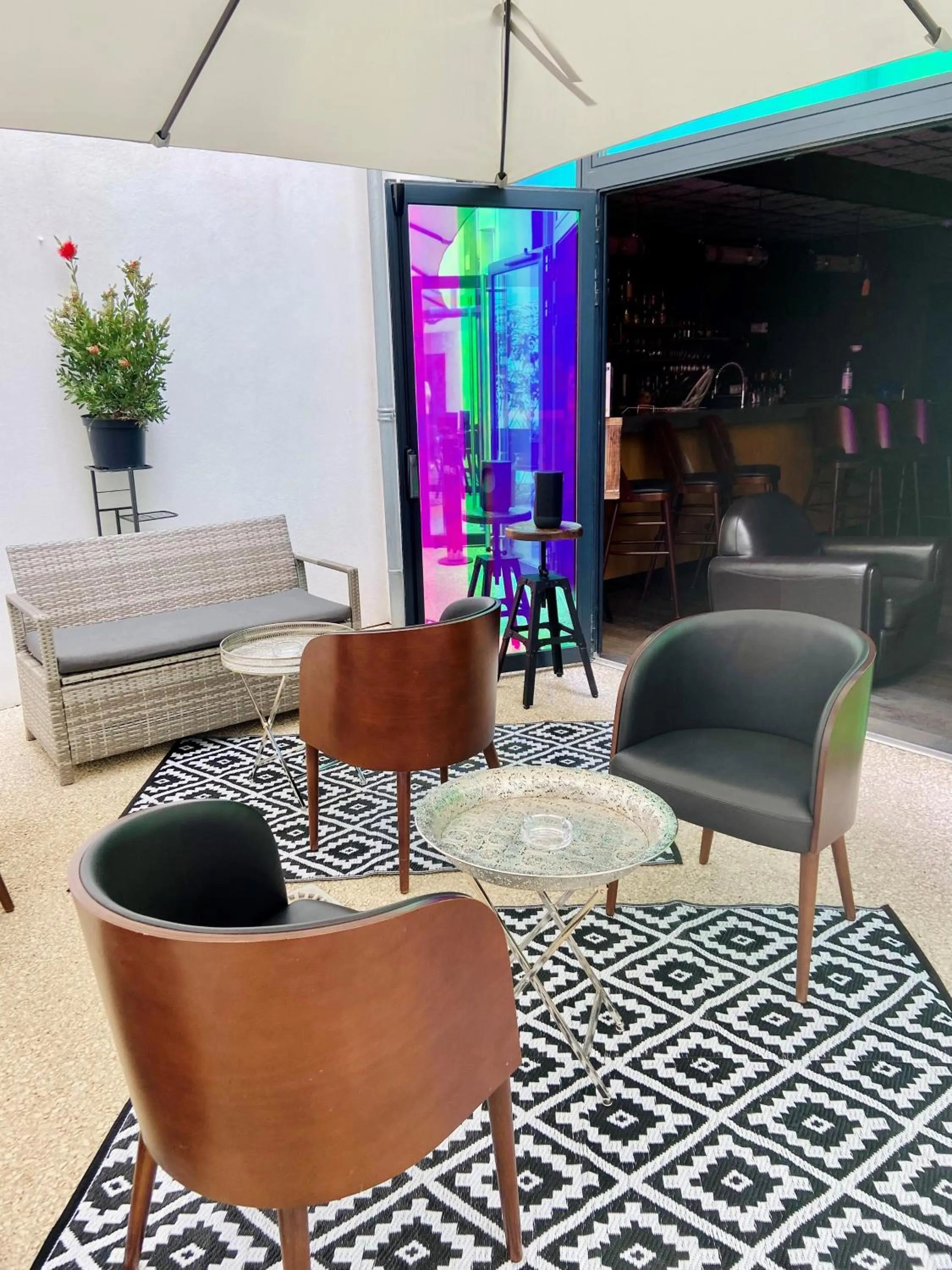 Balcony/Terrace in Hôtel La Fabrique