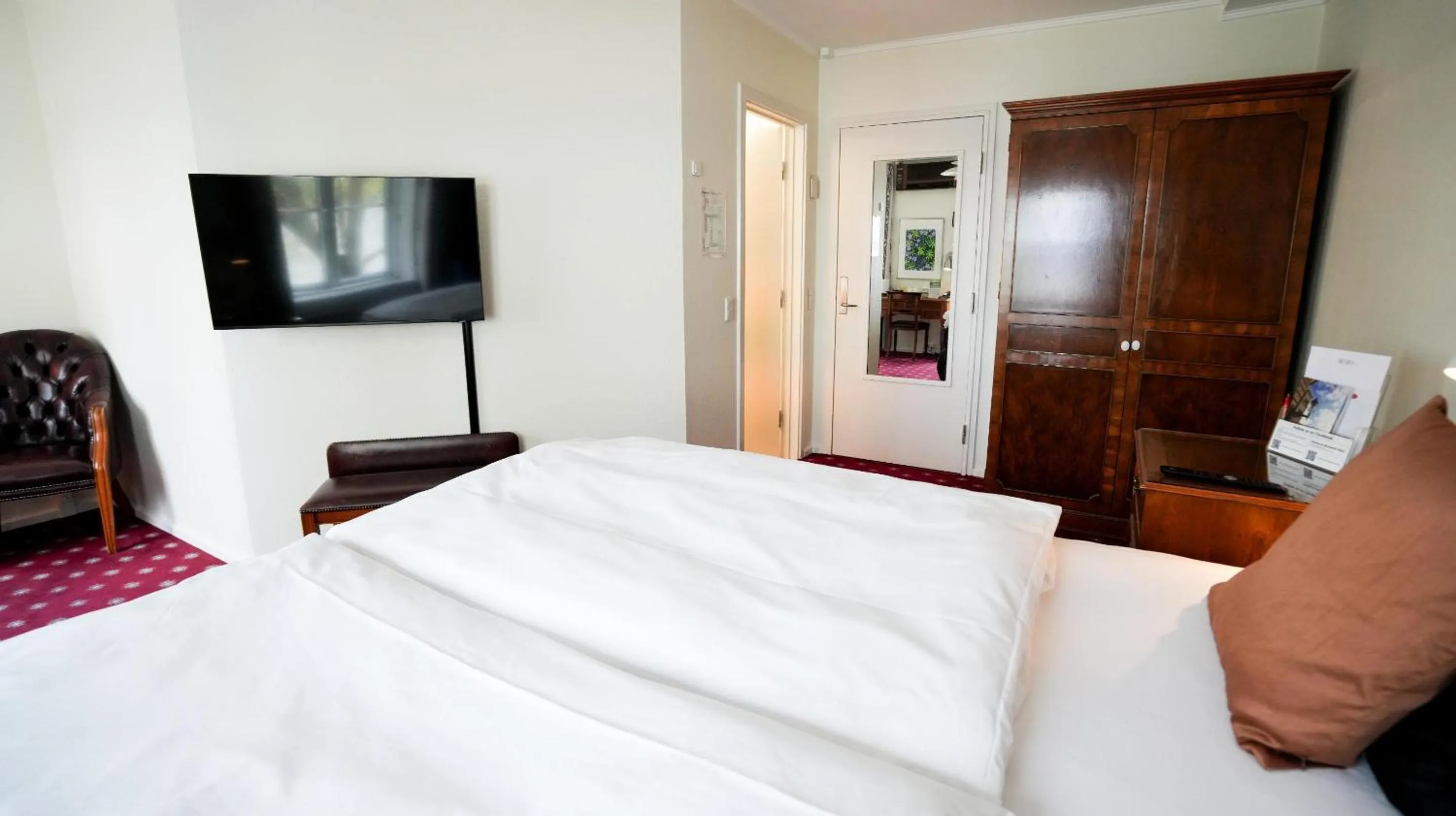 Bed in Golf Hotel Viborg