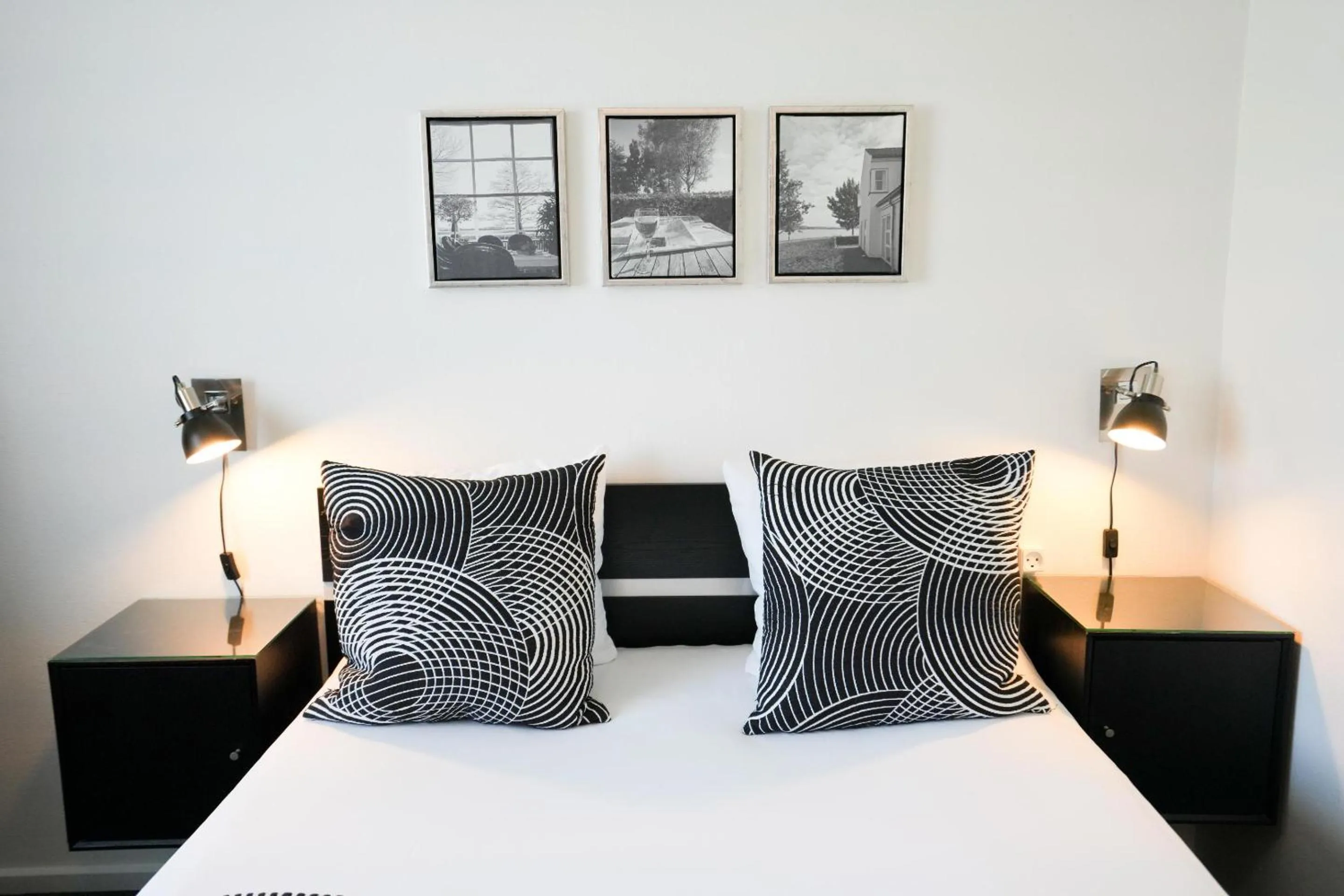 Bed in Golf Hotel Viborg