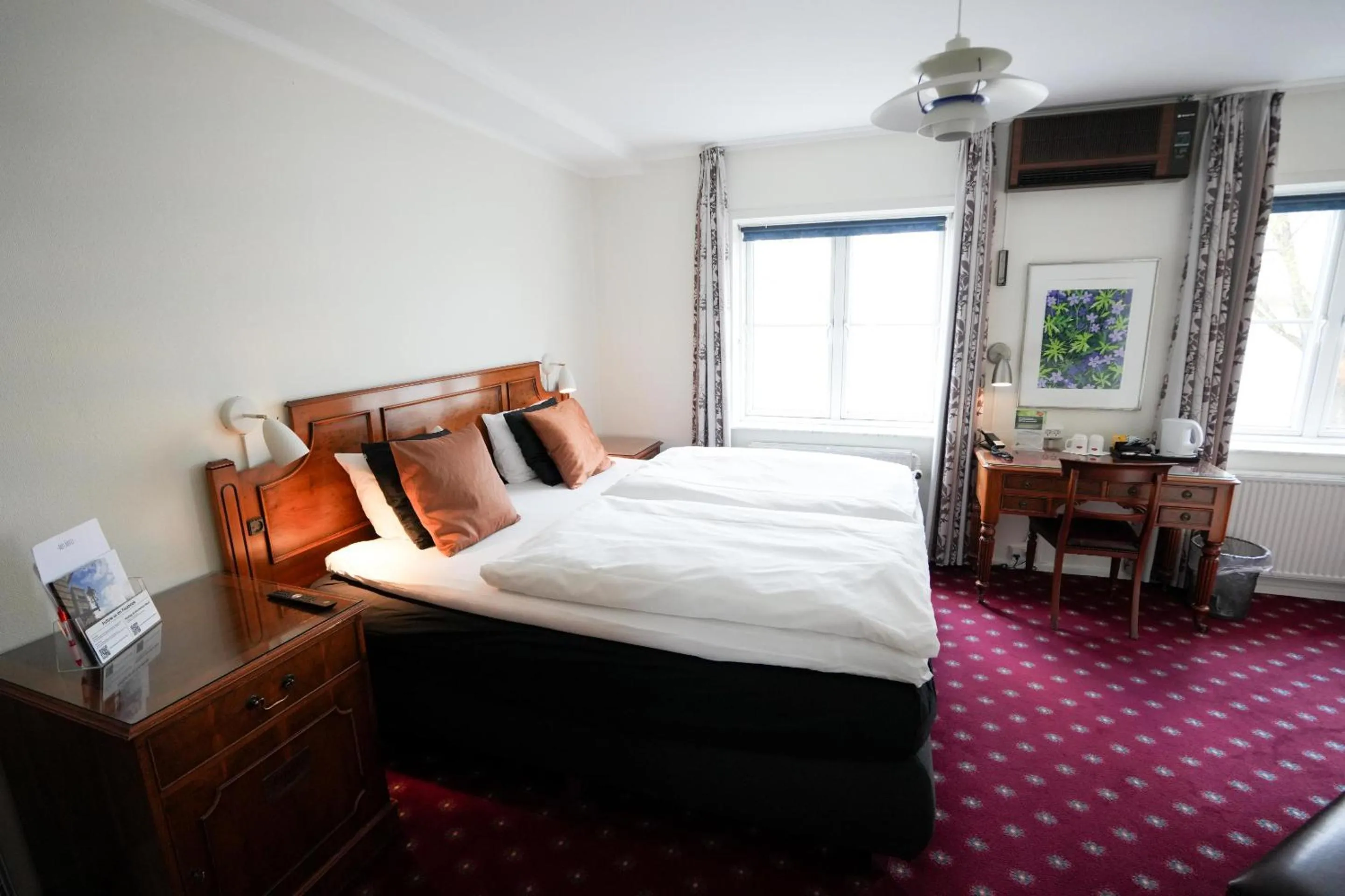 Bed in Golf Hotel Viborg