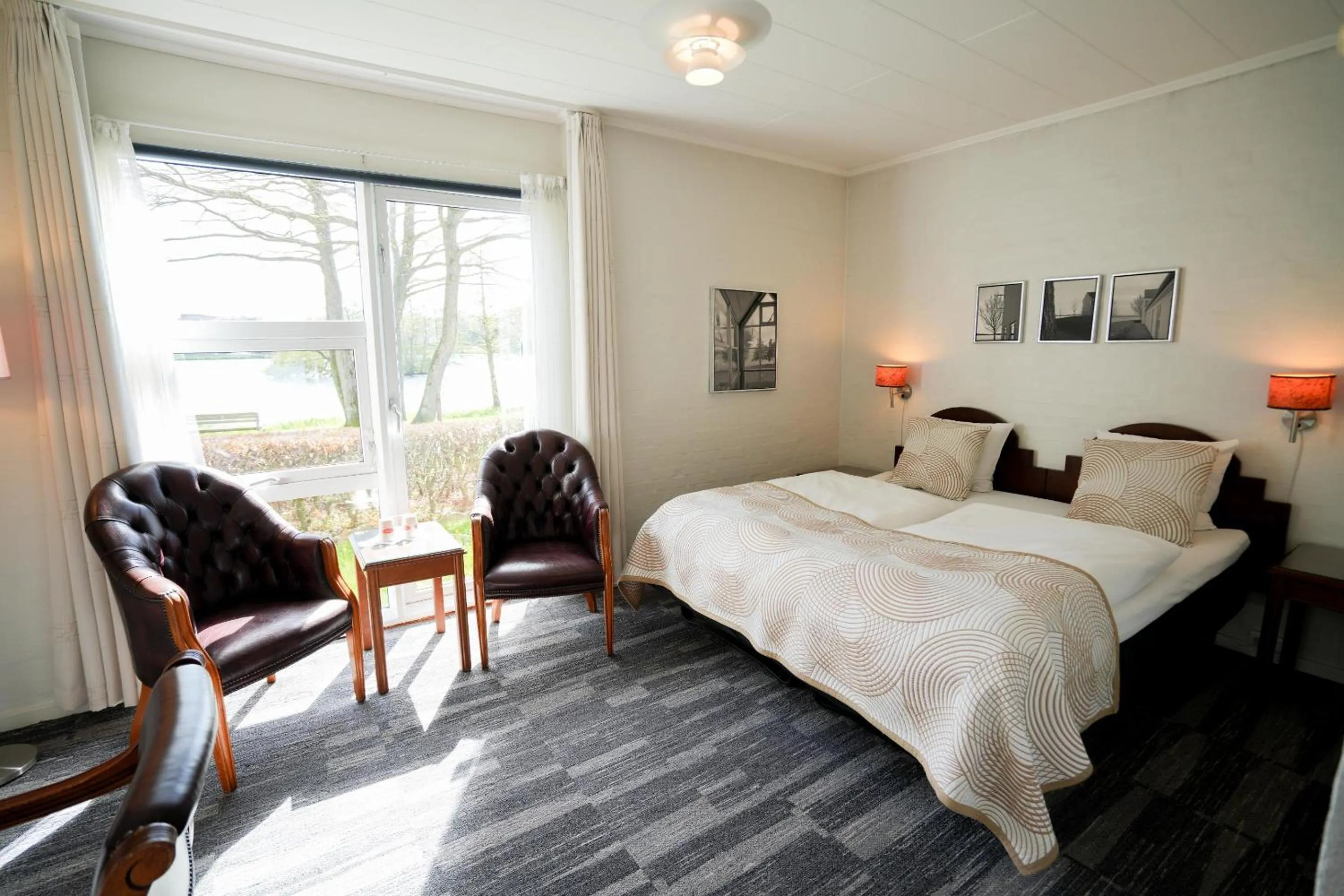 Bed in Golf Hotel Viborg