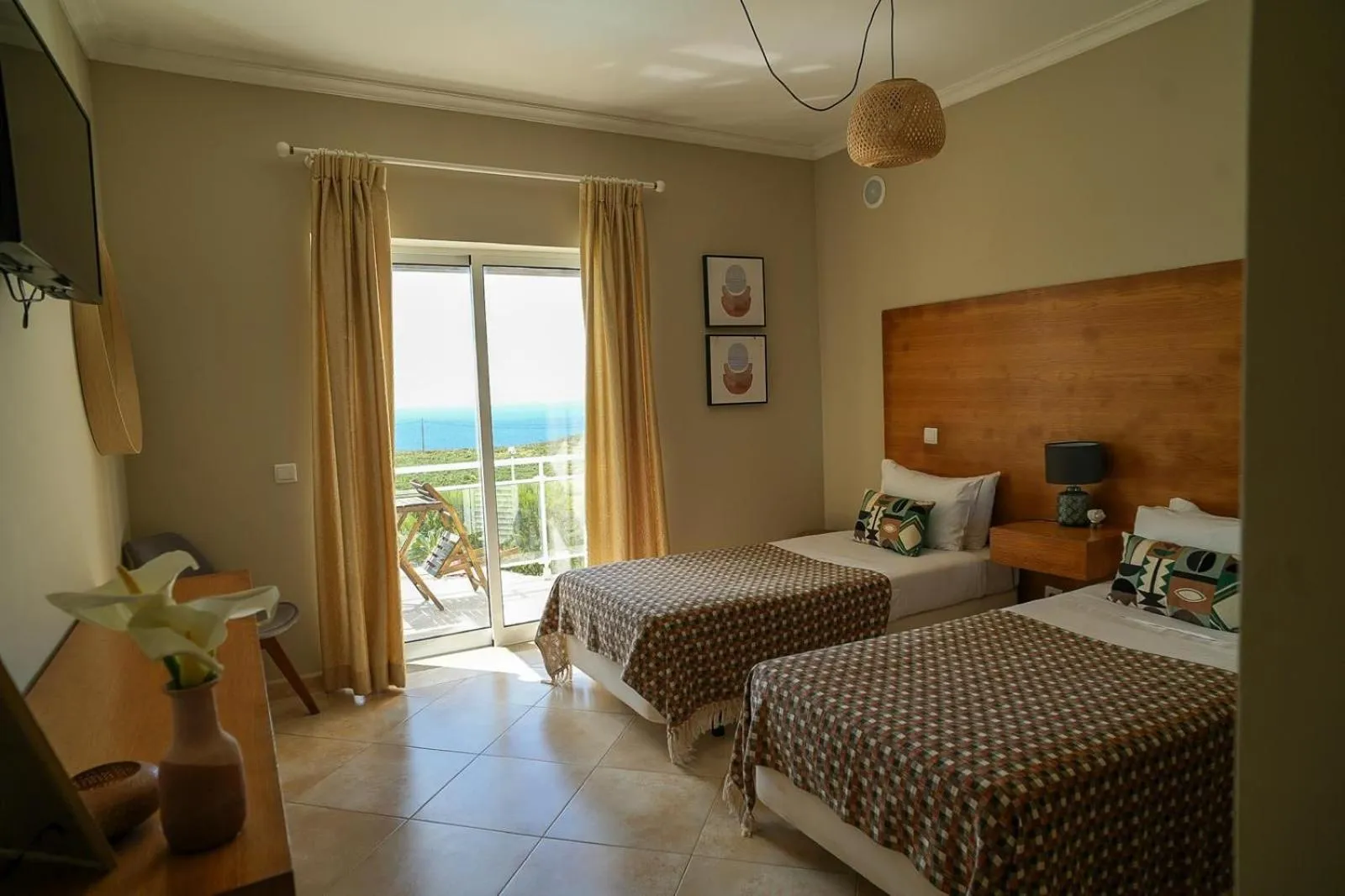 Bed in Arrifana Destination Suites