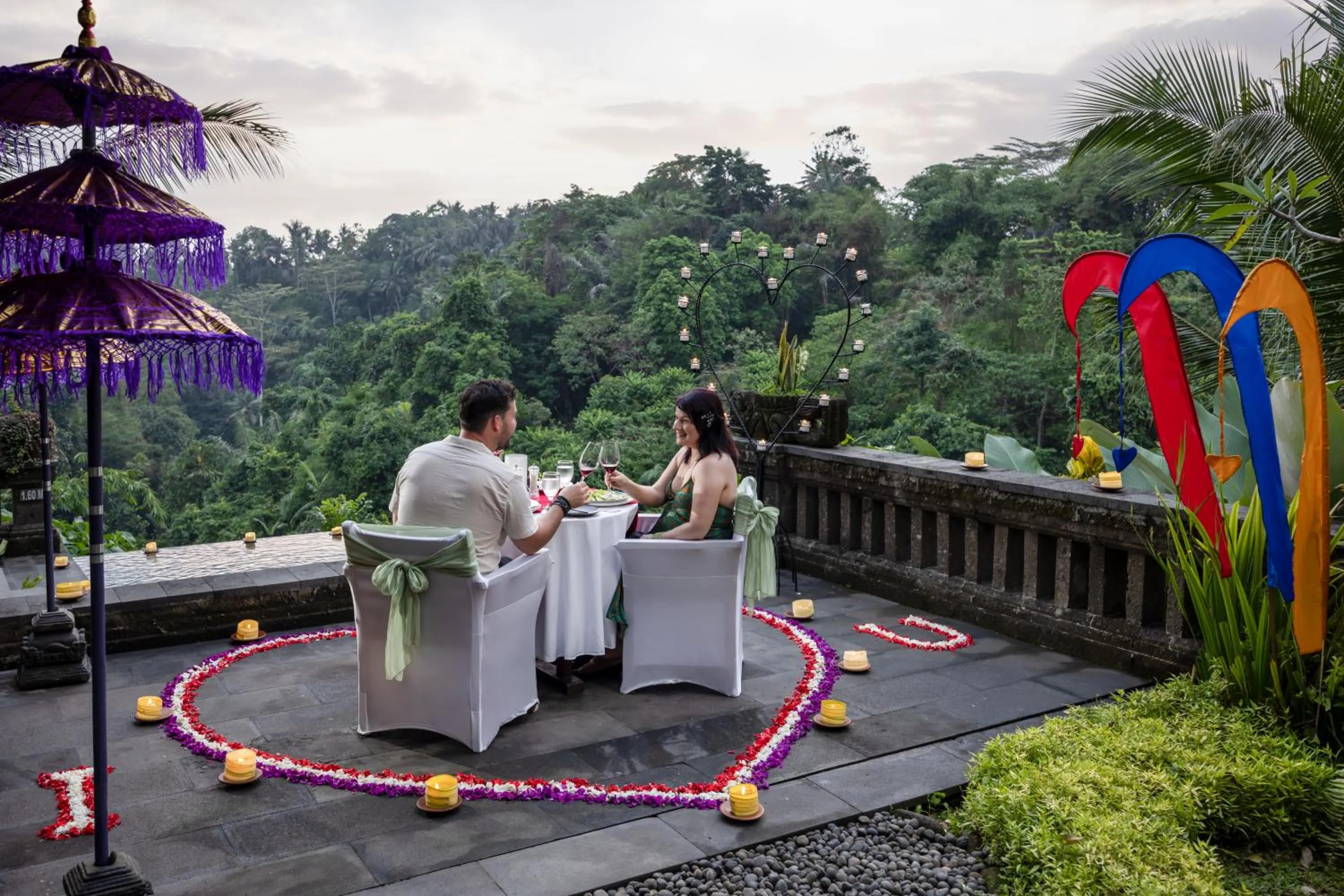 Dining area in Bidadari Private Villas & Retreat