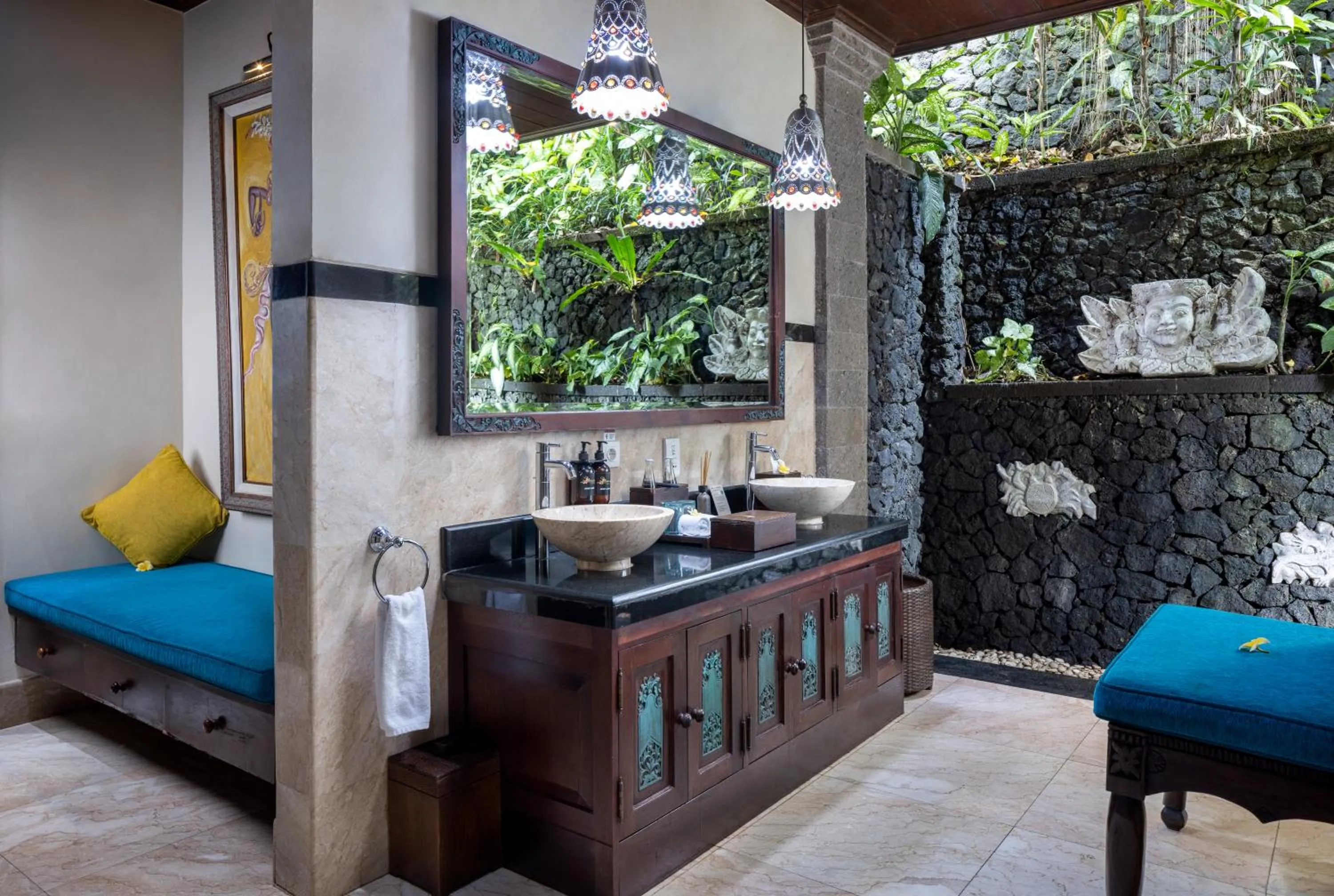 Bathroom in Bidadari Private Villas & Retreat