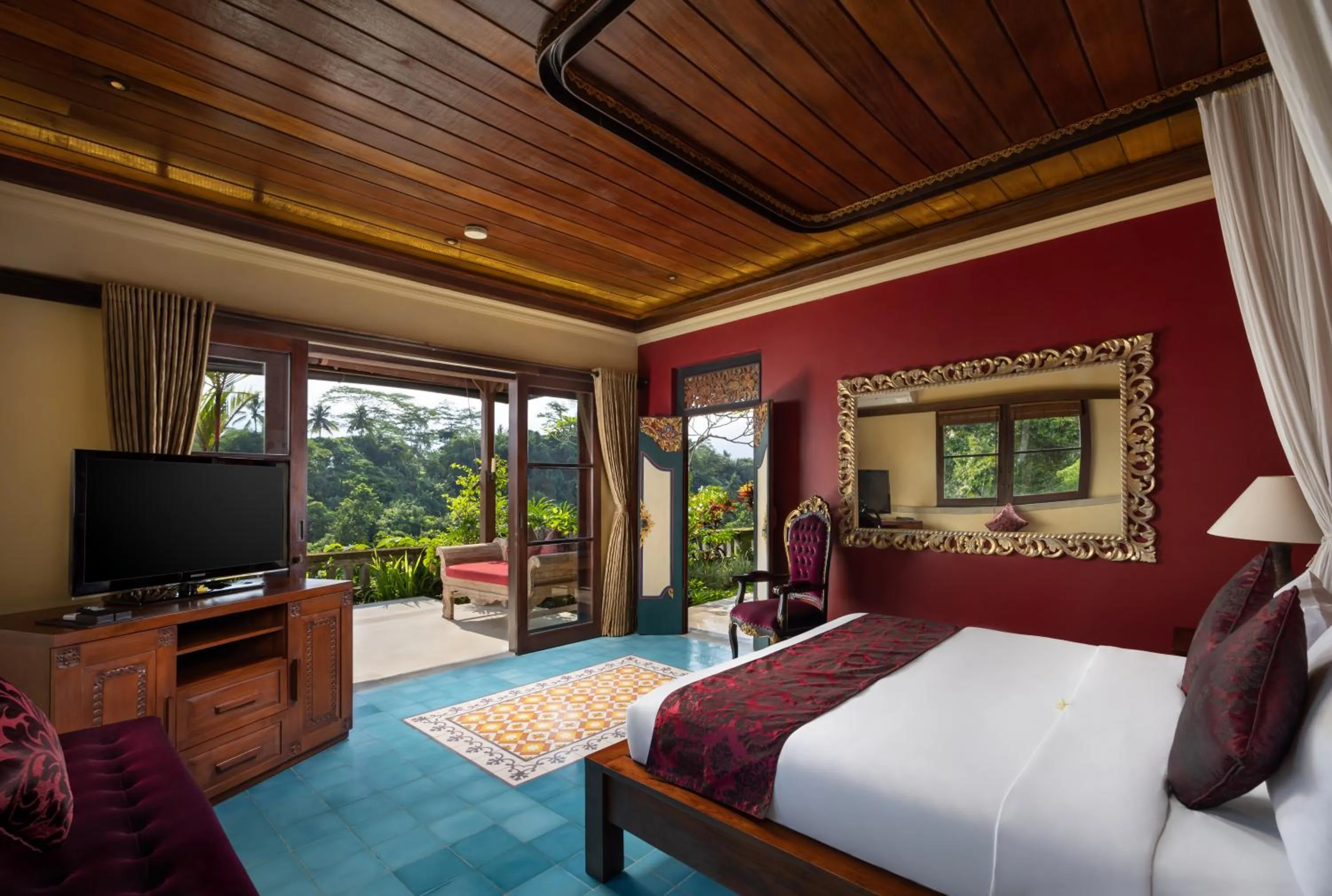 Bed in Bidadari Private Villas & Retreat
